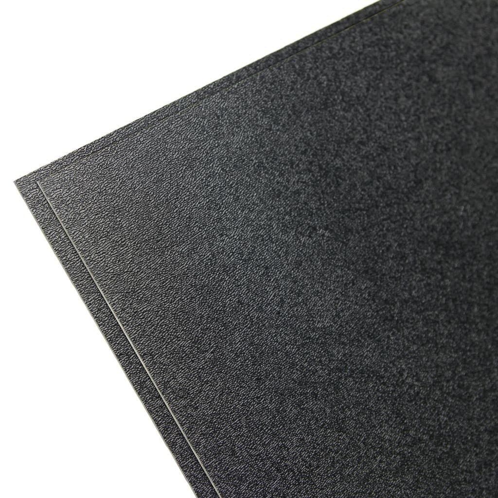 ABS-BK-1-4/1212 ABS Textured Plastic Sheet 1/4" (0.250"), 12" x 12" - Black, Plastic