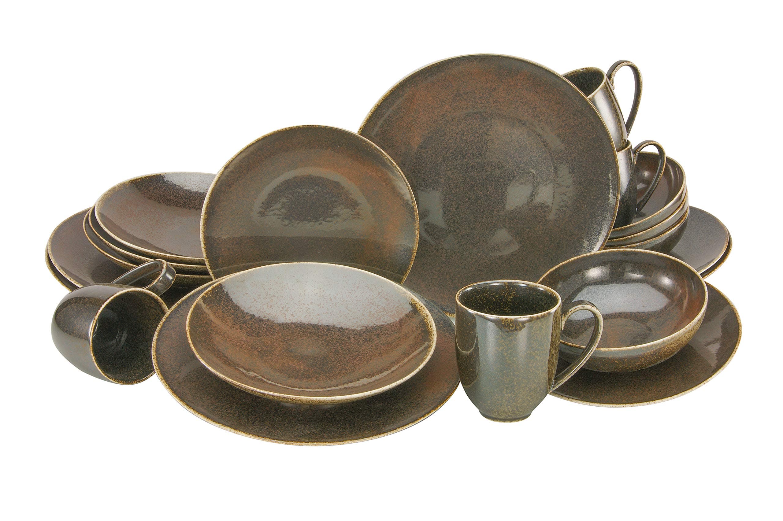 Creatable22618, Shiny Series, Crockery Set, Combi Service 20 Pieces, Porcelain