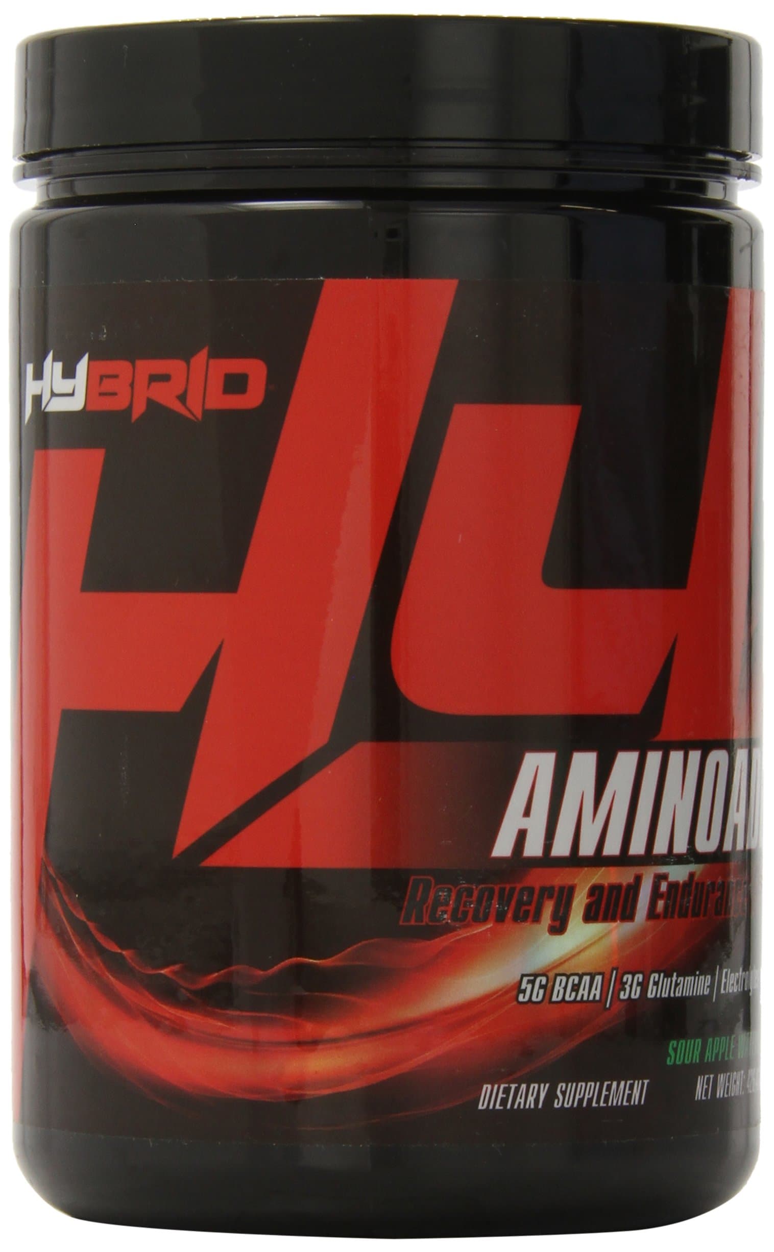 Hybrid Performance Nutrition Aminoade, Great Tasting Recovery and Endurance Drink with Glutamine, Apple Watermelon, 426 Gram
