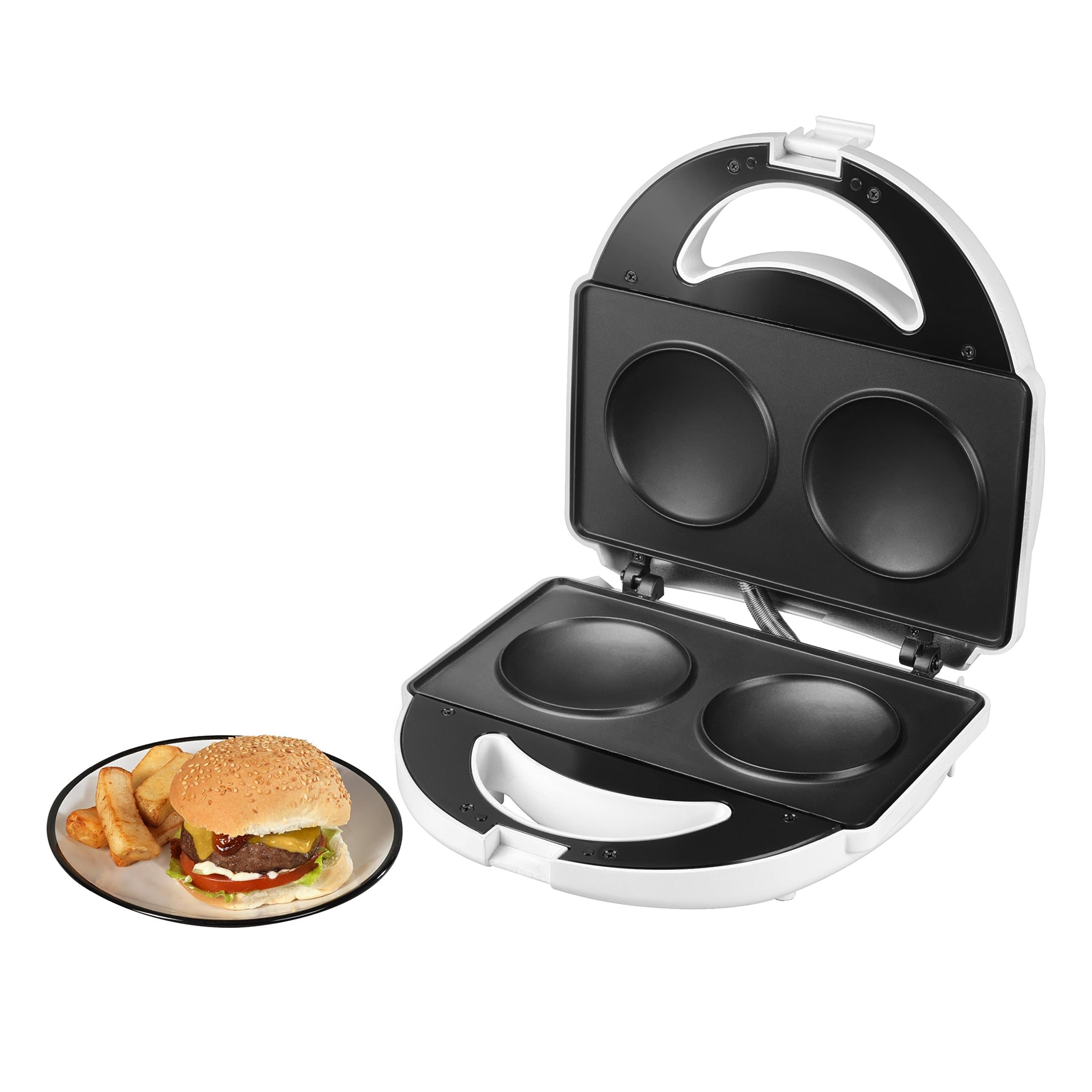 Elgento E27008 Beef Burger Maker, 750 W - White