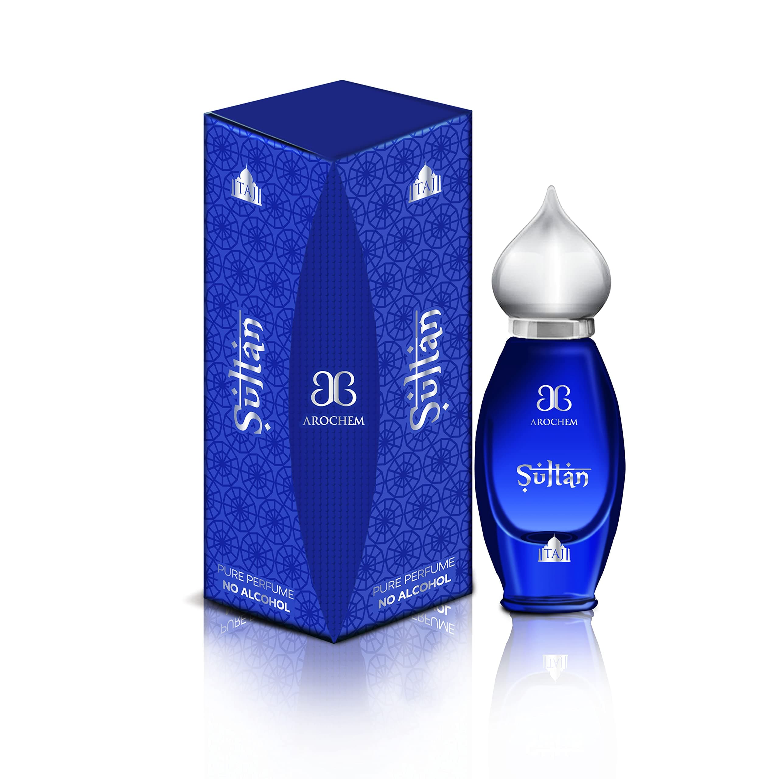 AROCHEM Taj Edition Sultan 9 ML Pure Perfume, No Alcohol, Unisex Perfume Roll On