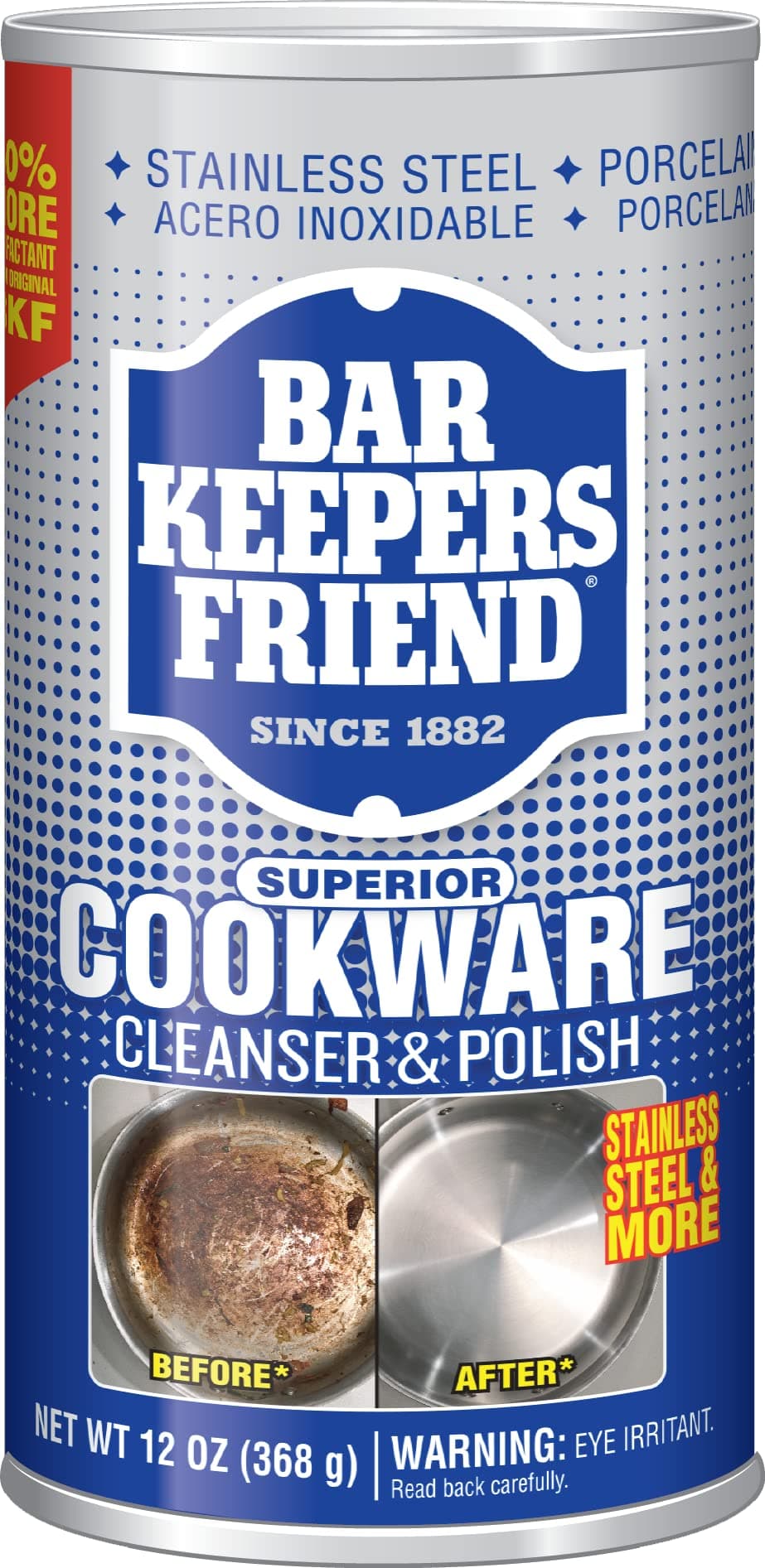 Servaas Lans Bar Keepers Friend Cookware Cleaner 12 oz by HIC Harold Import Co.