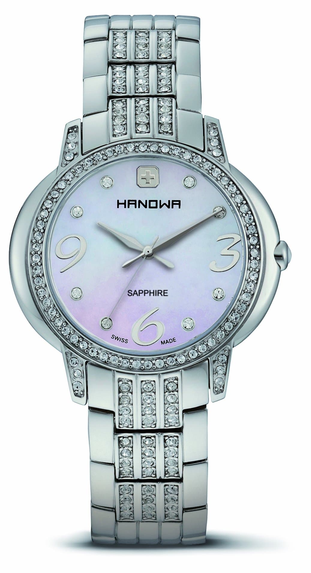 Swiss Military Women's 16-7024.04.001 Starlight Mother-of-Pearl Swarovski Steel Watch