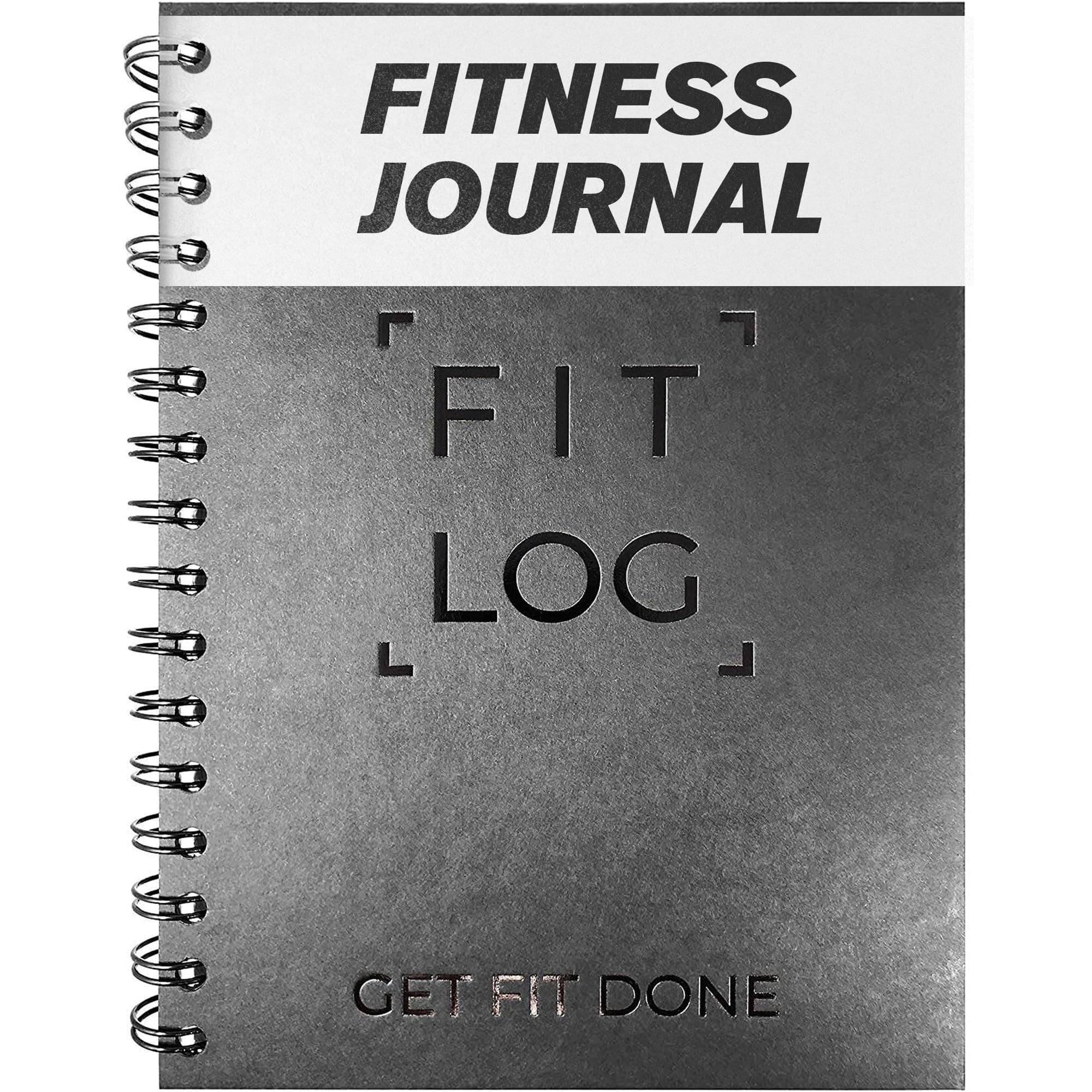 Cossac Undated Fitness Journal & Workout Planner - Designed by Experts Gym Notebook, Workout Tracker,Exercise Log Book for Men Women
