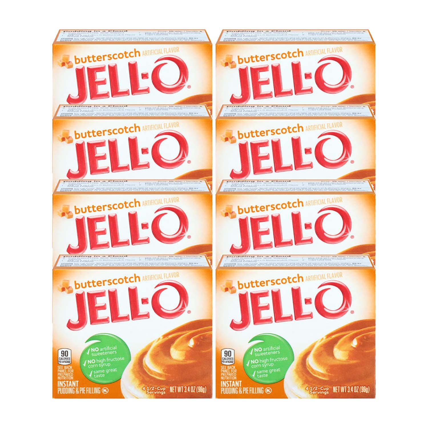 Jell-O Cook & Serve Butterscotch Pudding & Pie Filling Mix, 3.5 oz Box