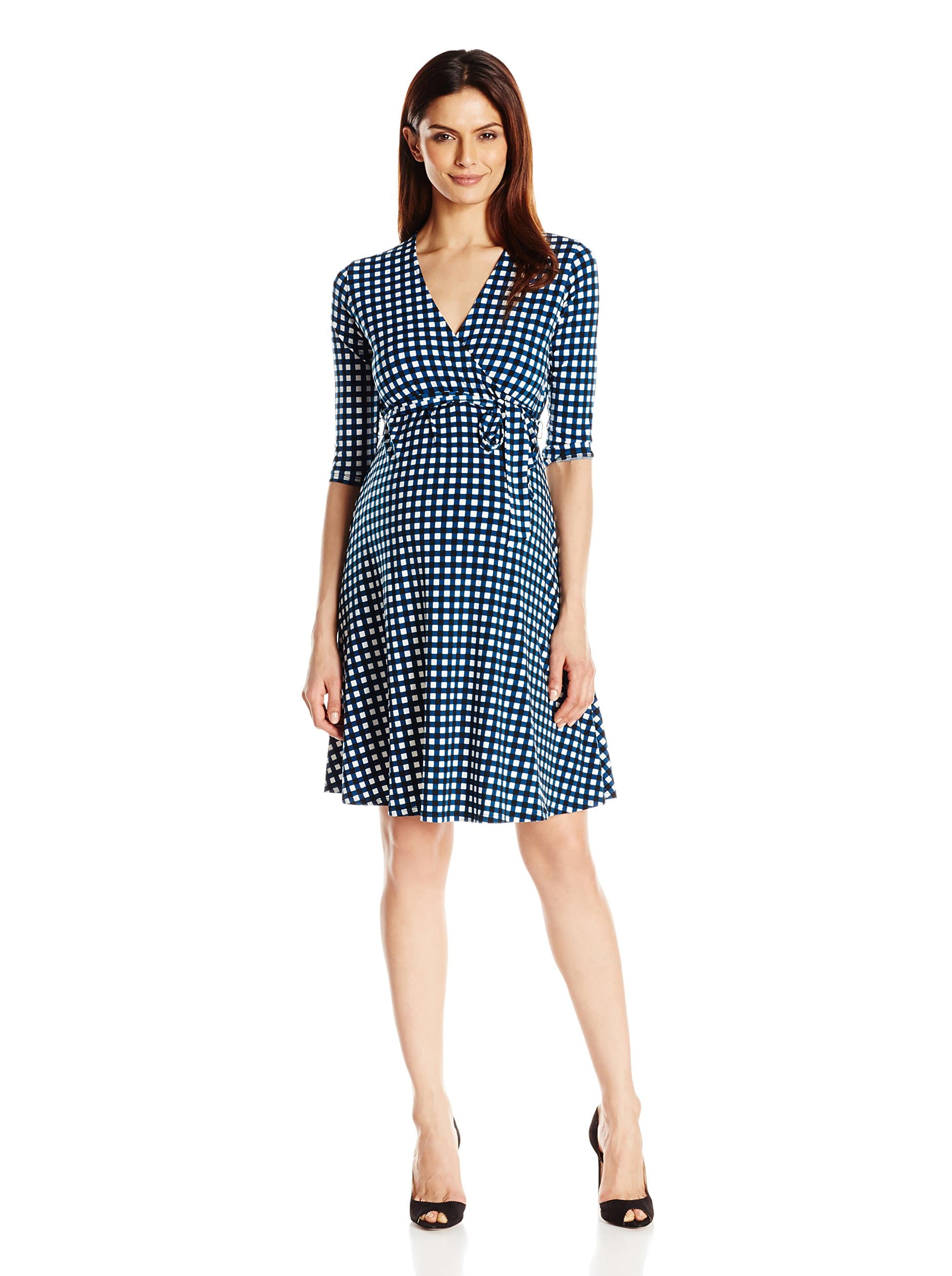 Leota Women's Maternity Perfect Wrap Mini Dress