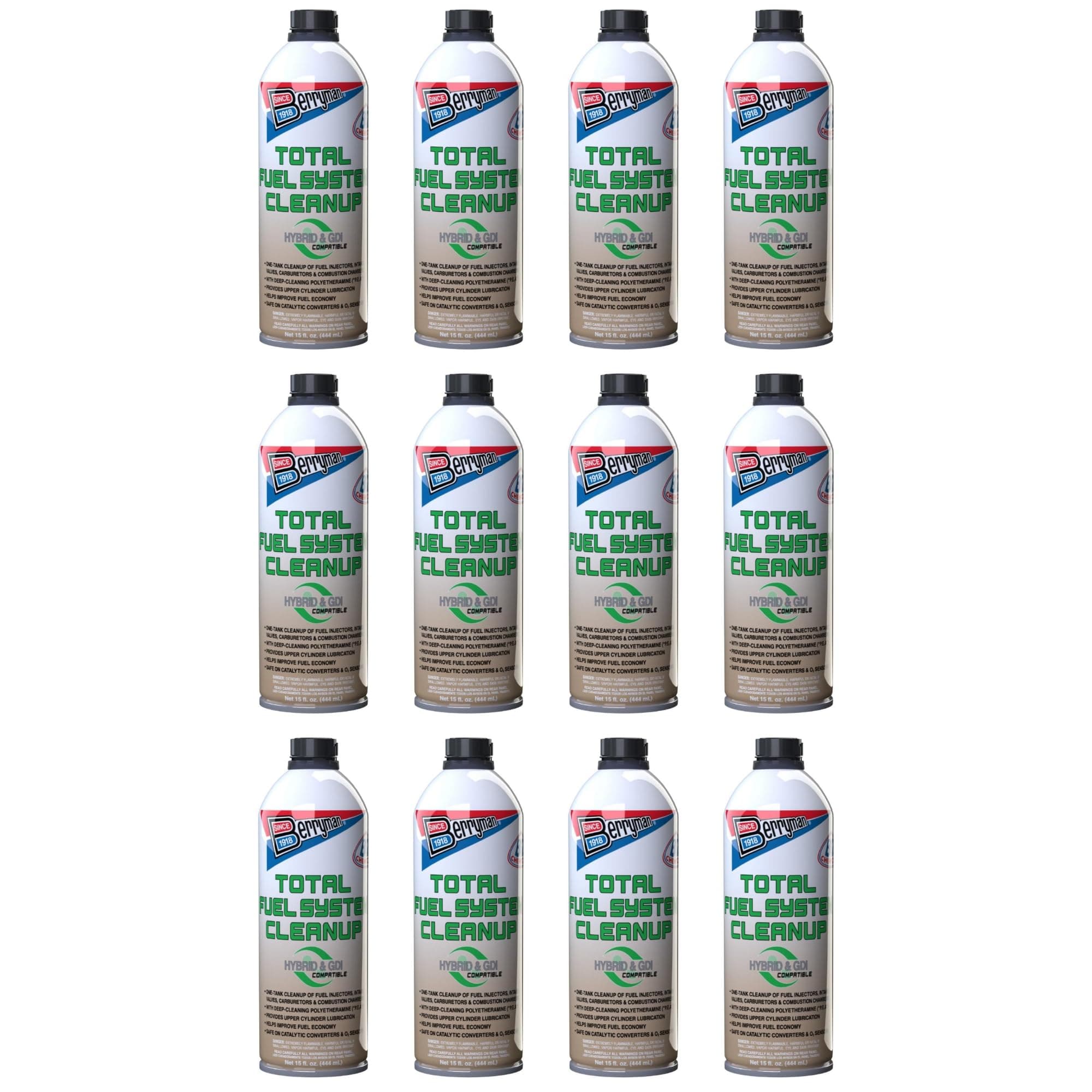 Berryman (2616-12PK) B-12 Chemtool Total Fuel System Clean-Up - 15 oz., (Pack of 12)