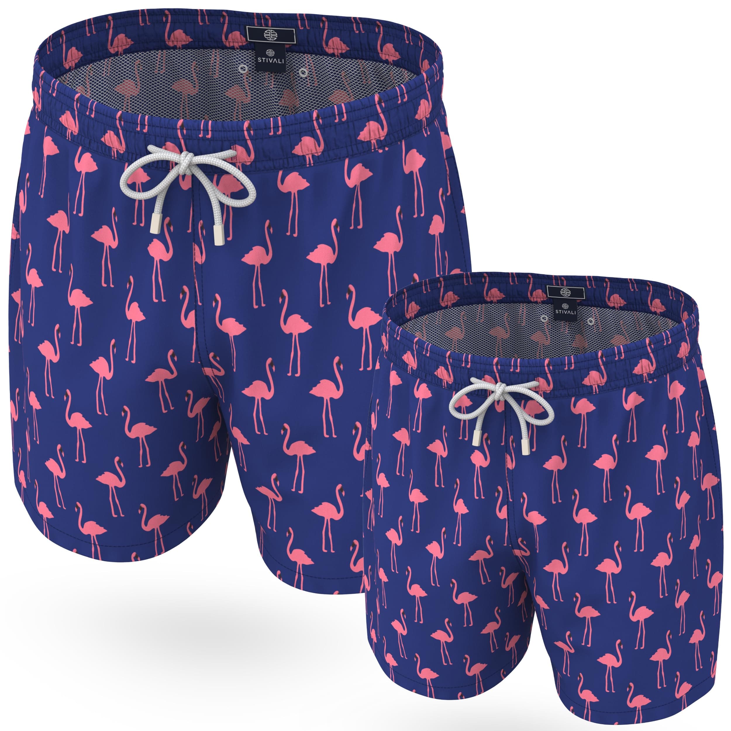 Stivali Father Son Matching Swim Trunks - Modern Swimming Trunk Set - Daddy Son Bathing Suits