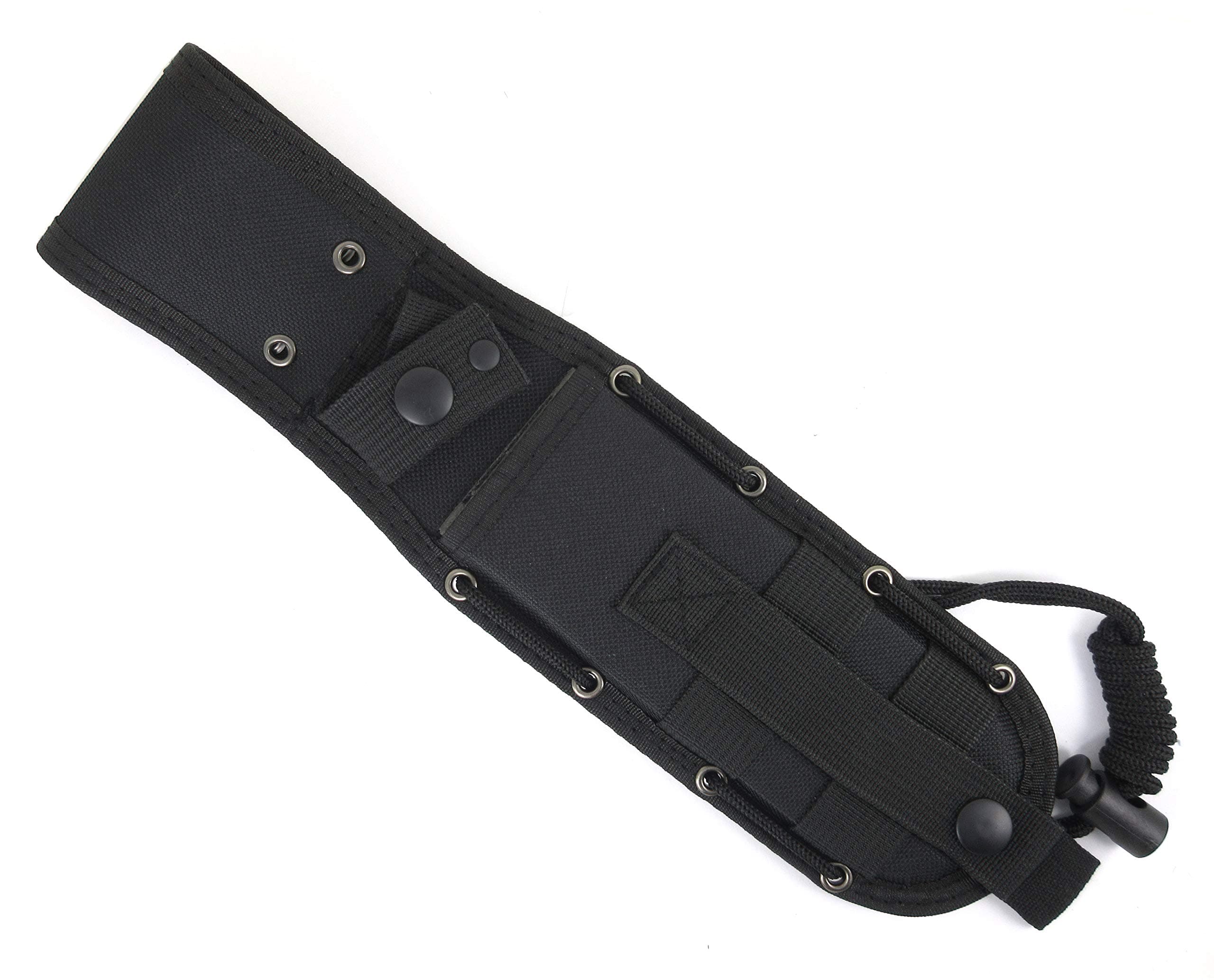 Cordura Sheath for Knives - Bushcraft Survival Camping Hunting Fishing Ka-Bar Rescue Knives - Multiposition Vertical or Horizontal Scout Sheath - 4.5 or 5.5 Inch Blade