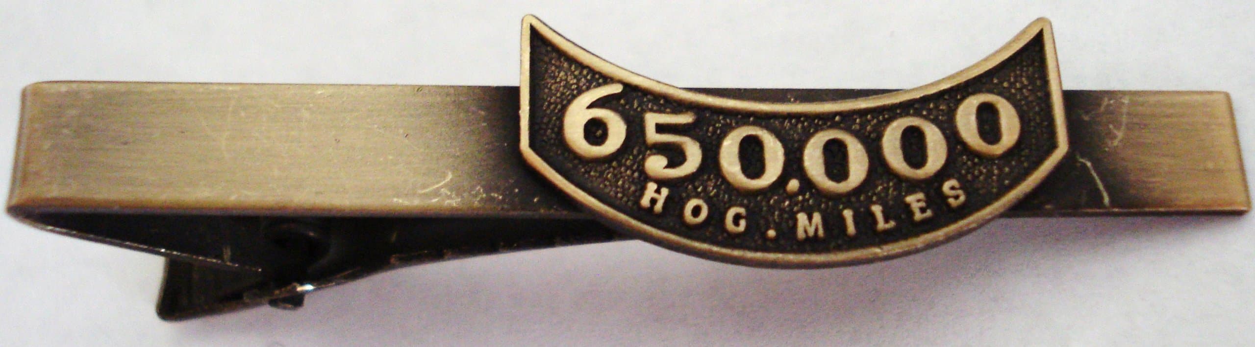 Harley Davidson HOG Motorcycle Mileage Rocker 650K 650000 Miles Replica Tie Bar Clip