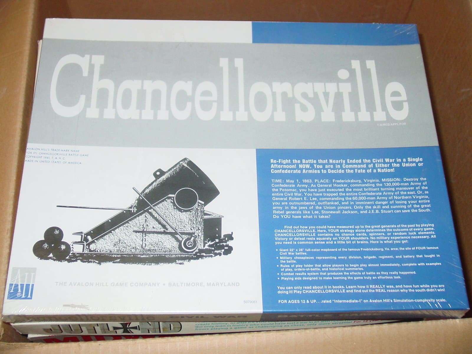 Chancellorsville Battle Game by The Avalon Hill Game Company