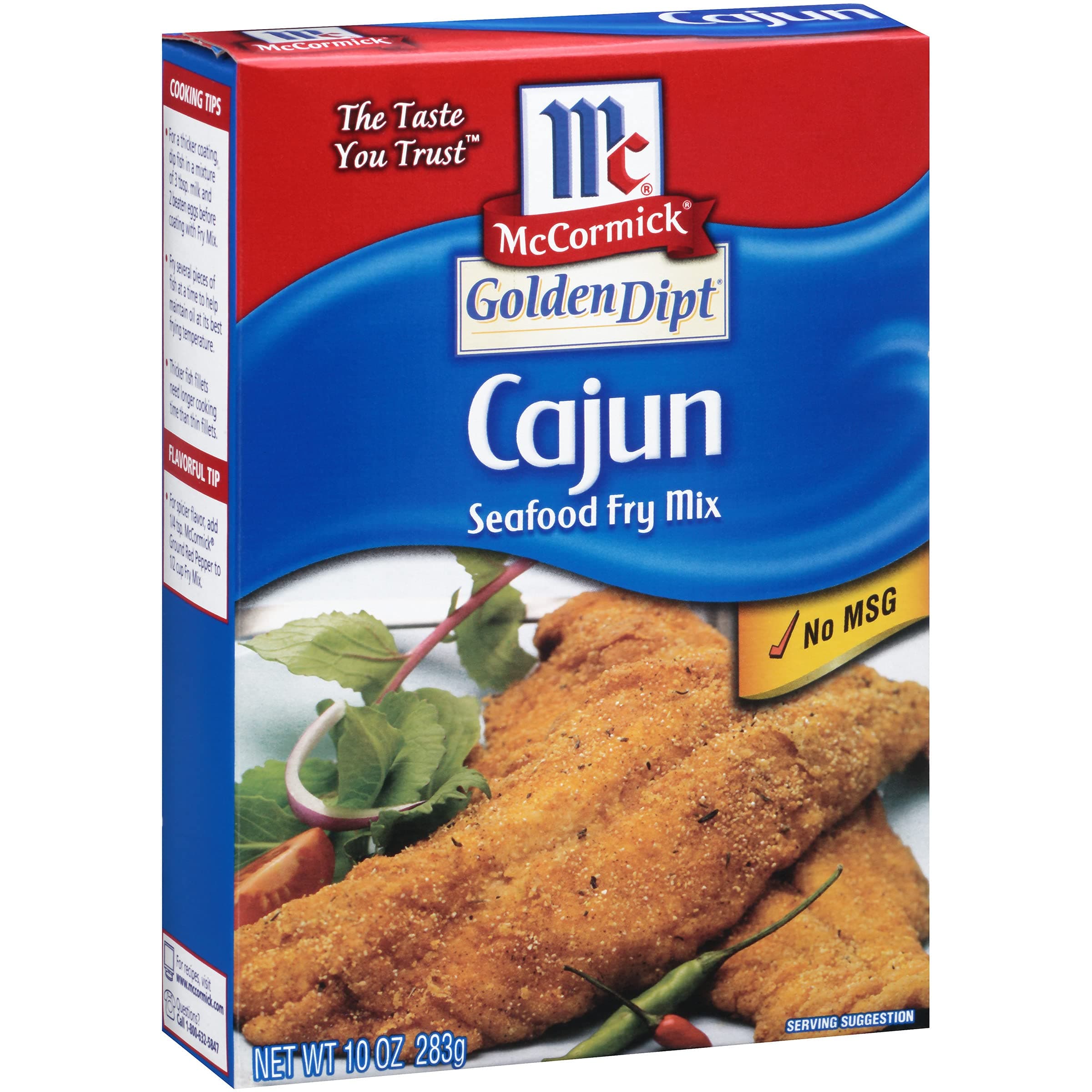 Golden Dipt Cajun Seafood Fry Mix, 10 oz