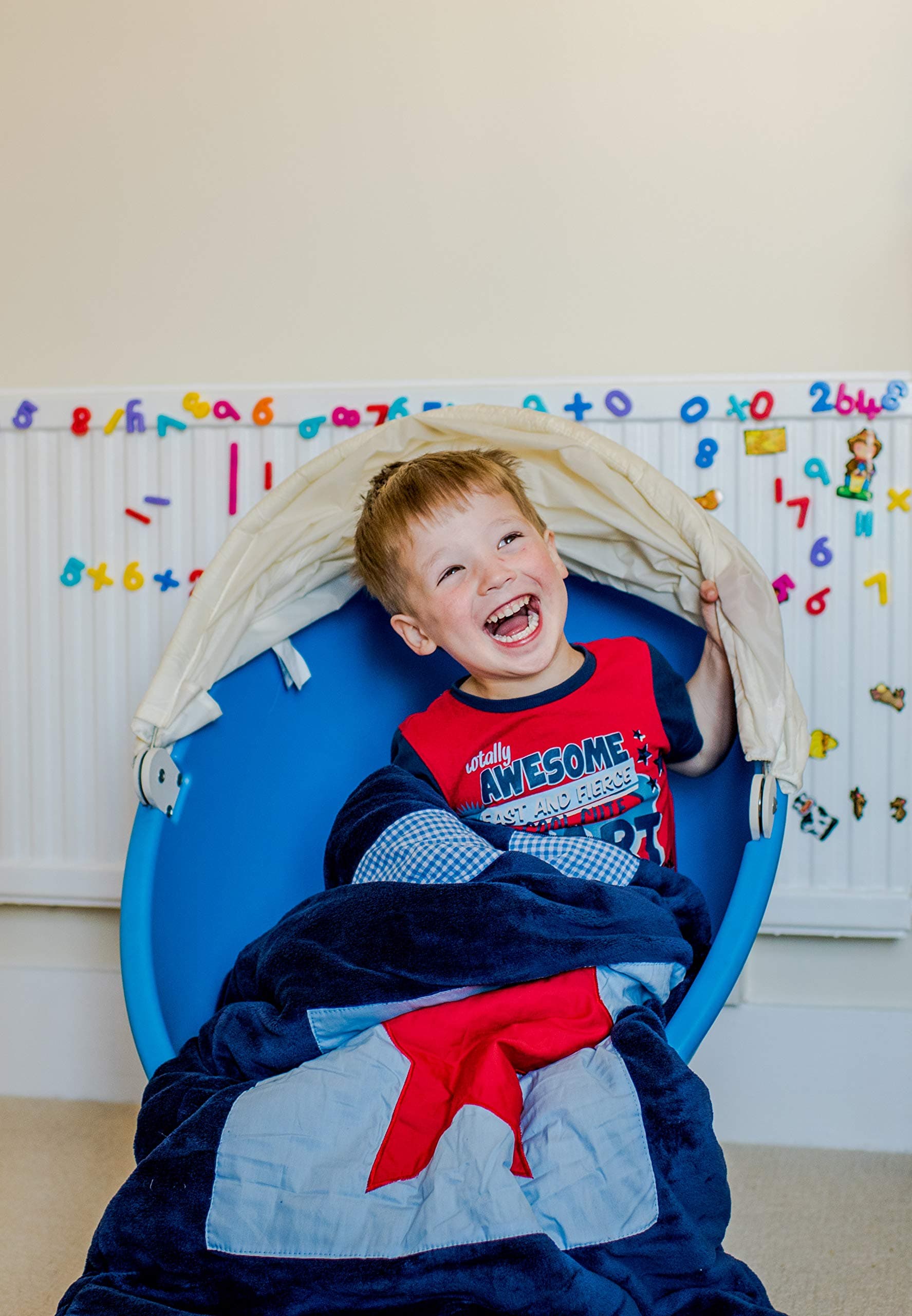 Toddler Sleeping bag - Navy Star Snuggle Sac