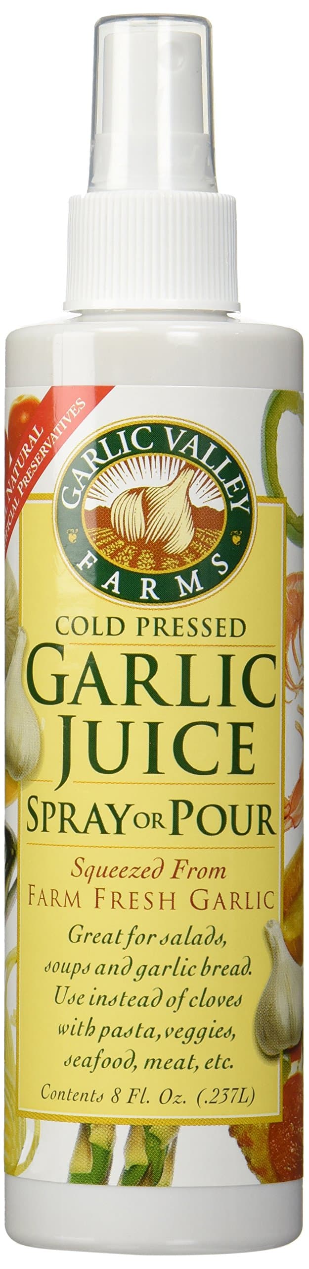 Garlic Juice Spray or Pour "2 Pack" - (8 Oz Bottles)