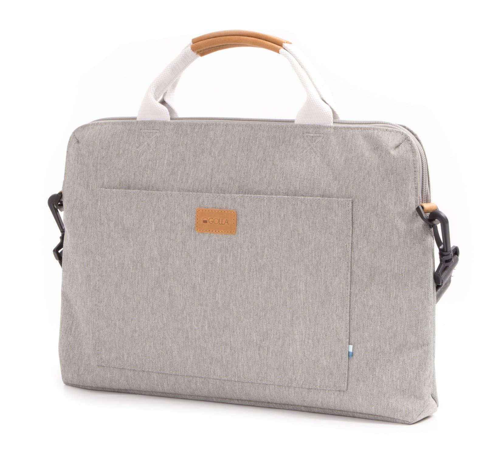 GOLLA BAGS Original Briefcase, 38 cm, 3.9 liters, Grey (Salt & Pepper)
