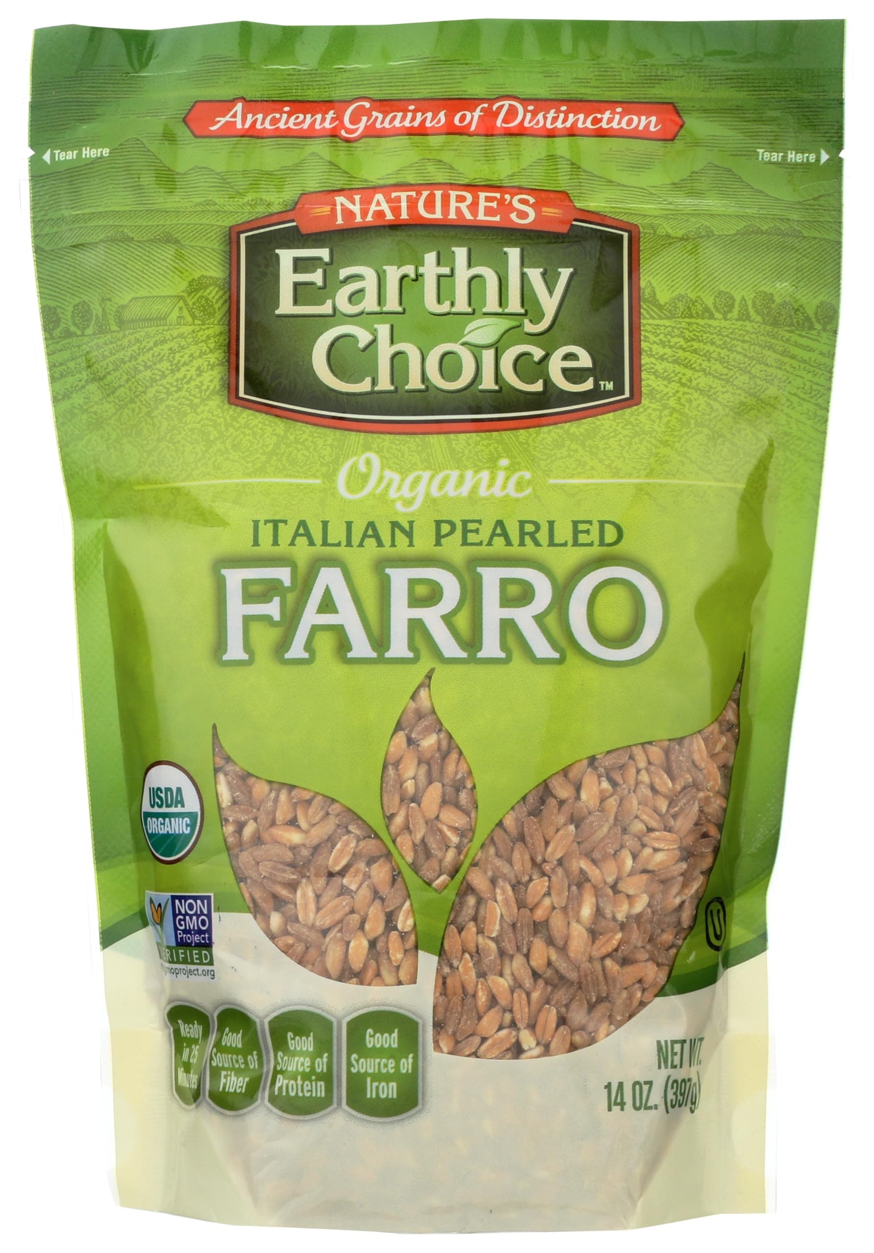 Nature's Earthly Choice - Organic Italian Pearled Farro - 14 oz.