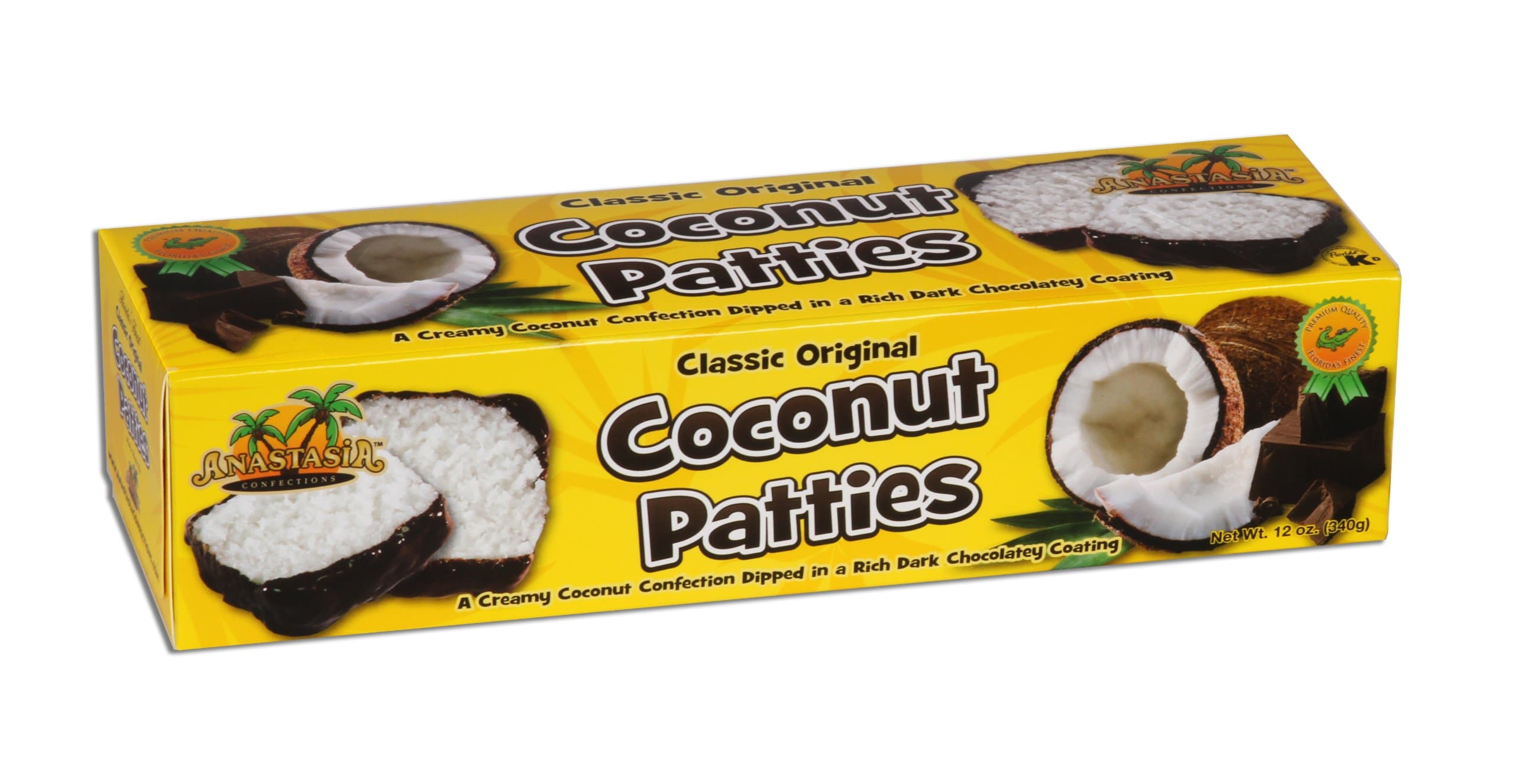 Coconut Patties, Original, 12-Ounce (Pack of 4)