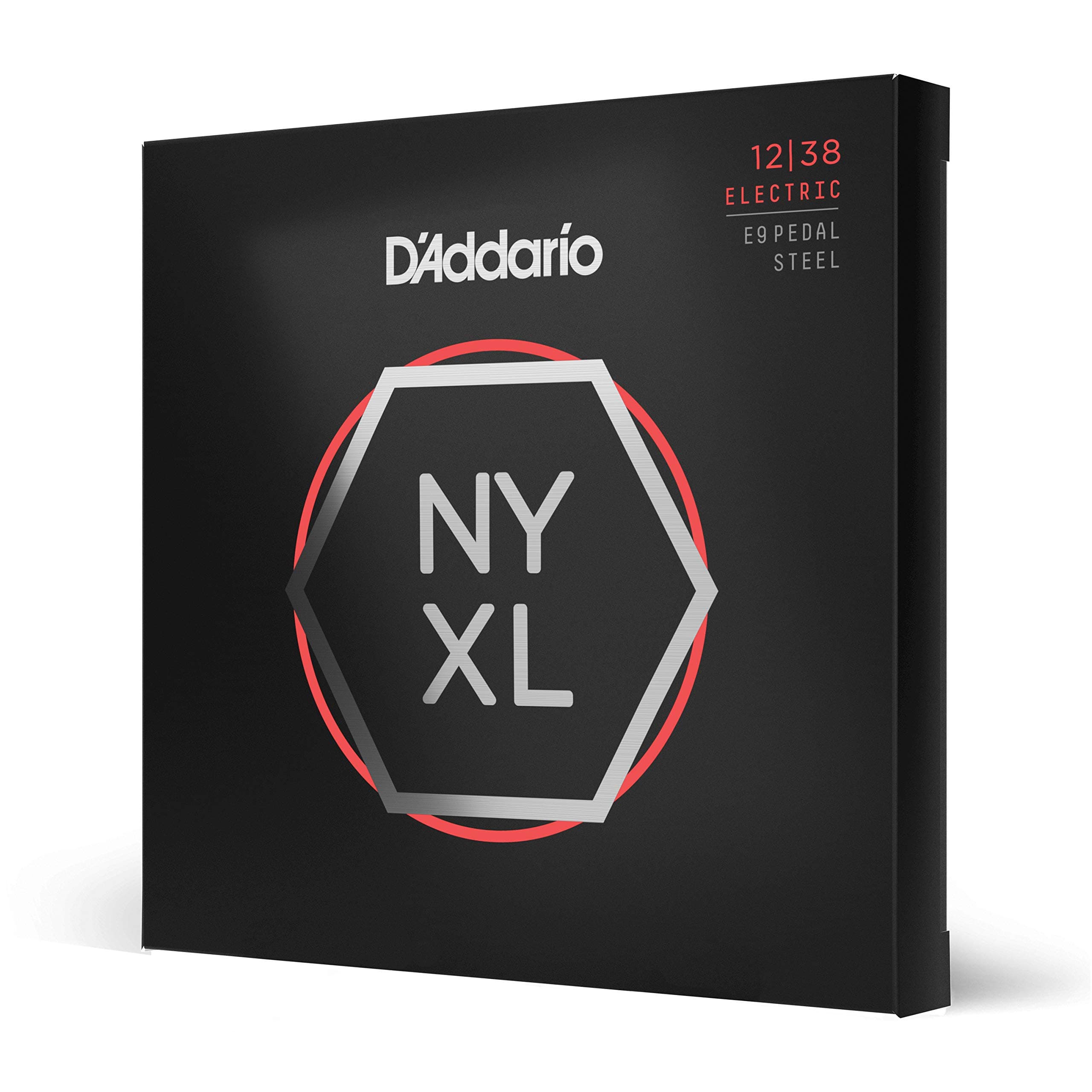Guitar Strings - NYXL Electric Pedal Steel Guitar Strings - NYXL1238PS - Unrivaled Strength, Tuning Stability, Enhanced Mid-Range - For 10 String Pedal Steel Guitars - 12-38 Custom Medium E9
