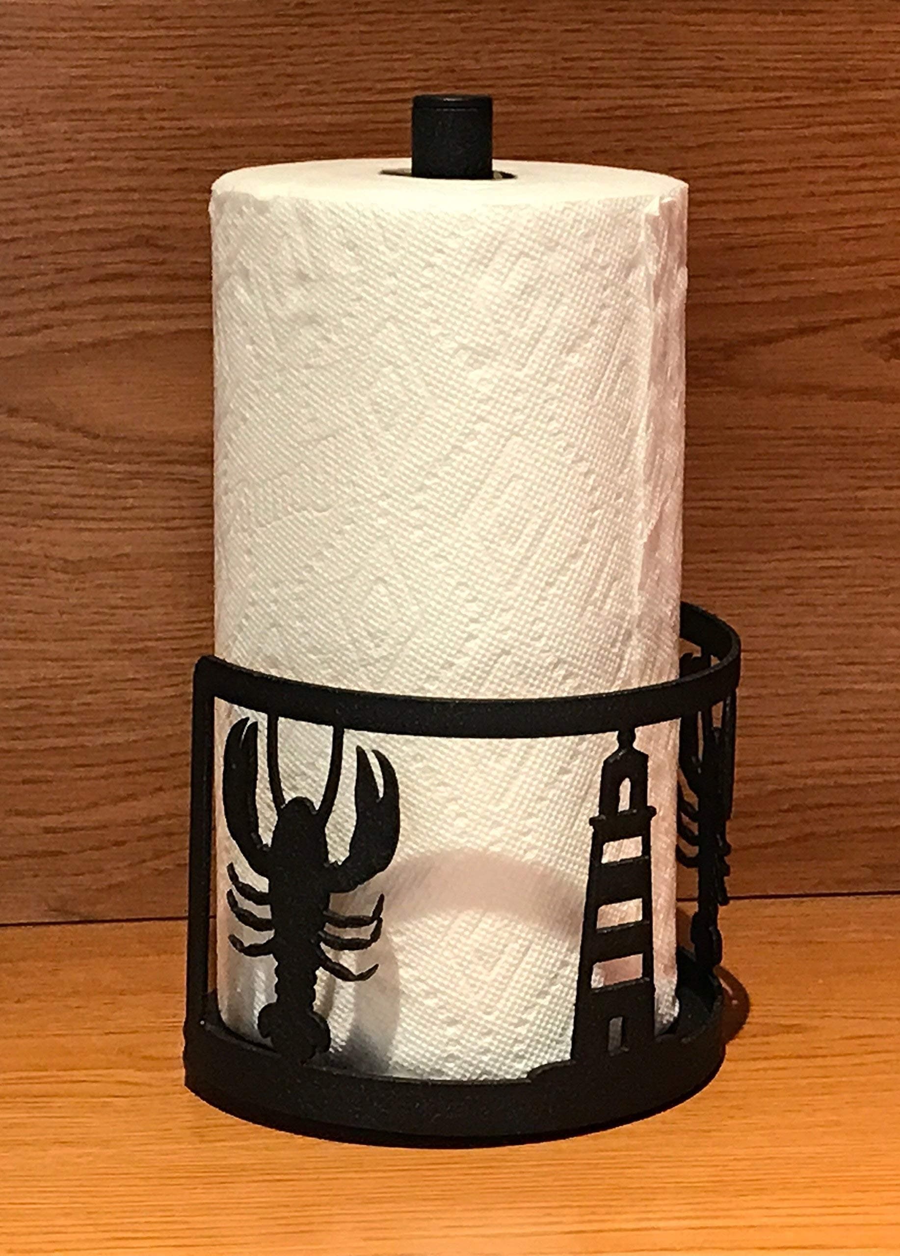 Made in USA Lobster Themed Steel Paper Towel Rack