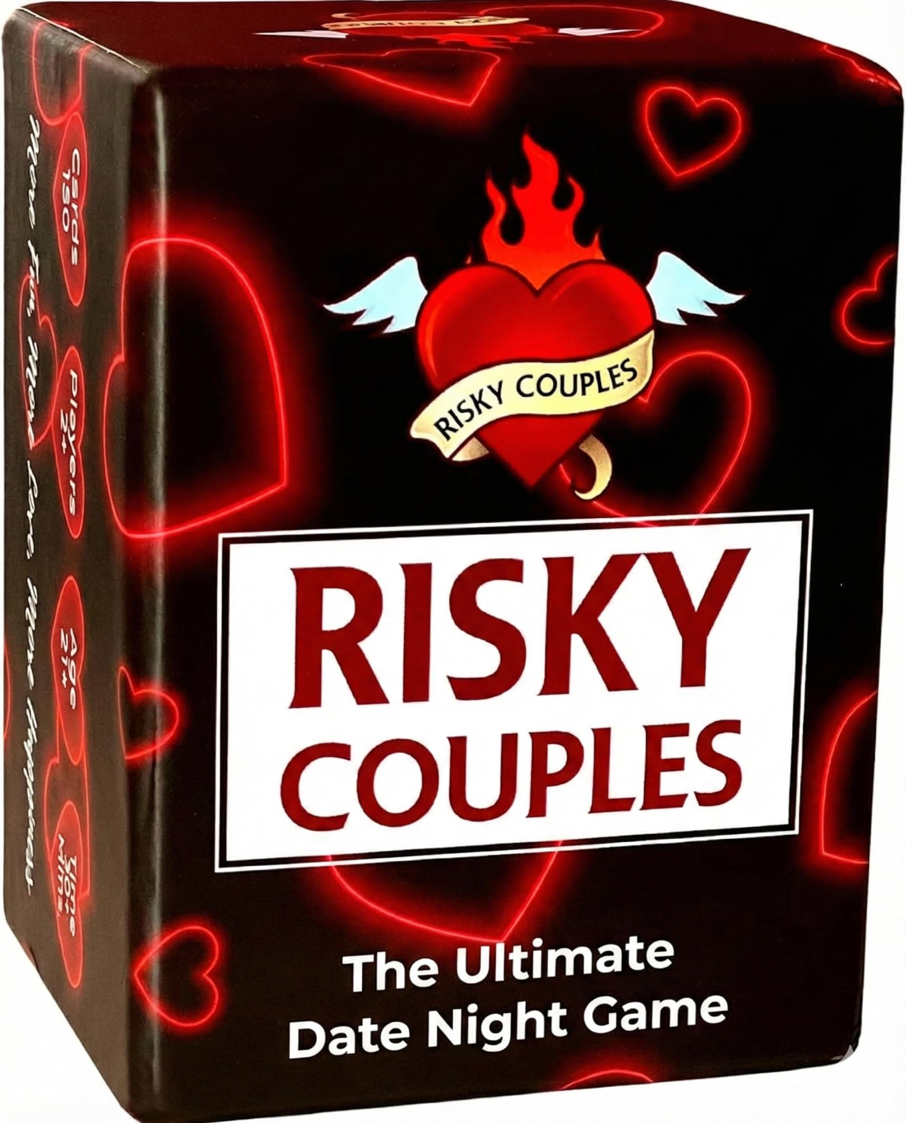 RISKY COUPLES | Couples Card Games for Date Night: 150 Questions & Challenges for Your Partner | Romantic Card Game for Anniversary, Valentines, Birthday, or Bridal Party