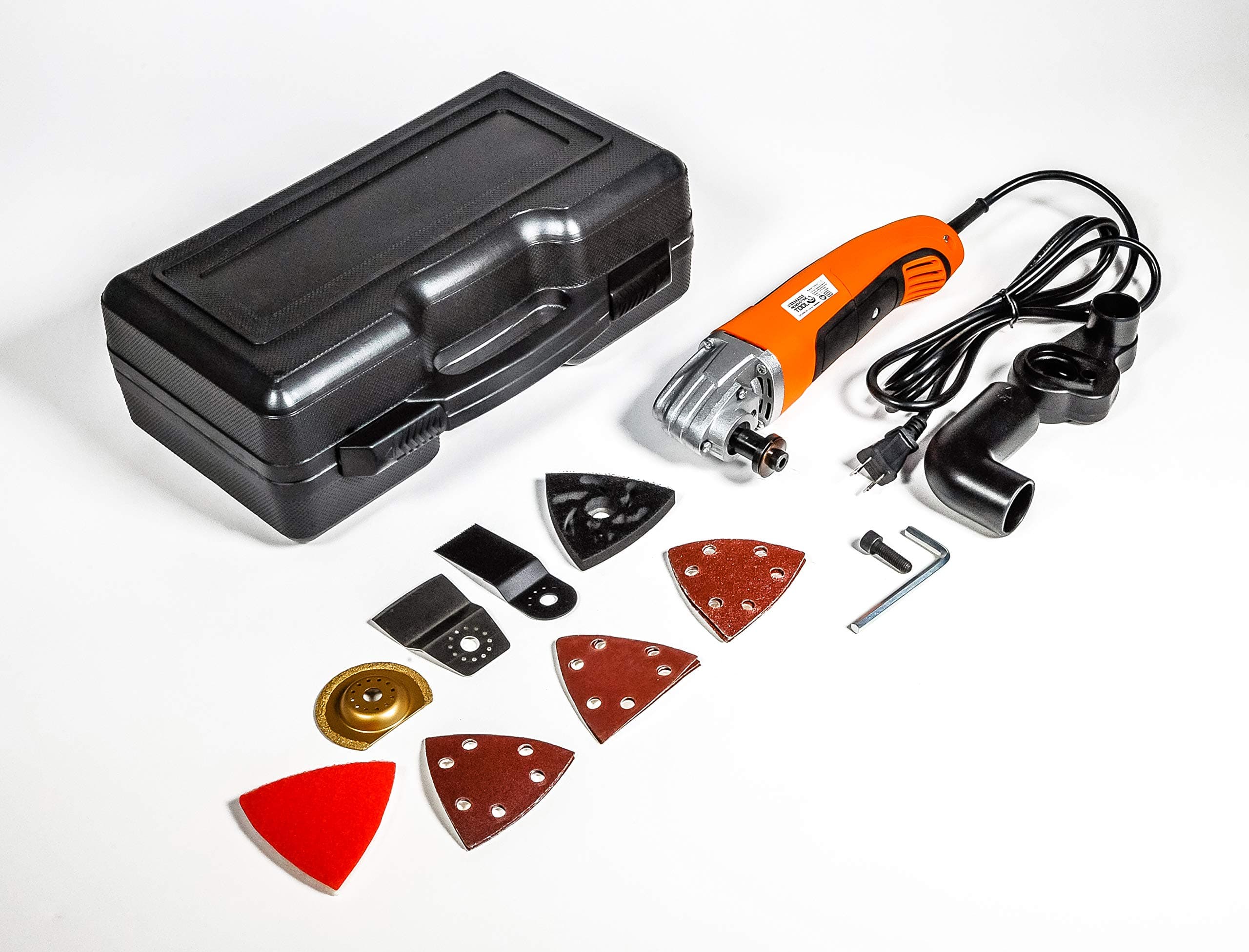 Vibrarazer the DIY Handheld Home Renovating Oscillating Hand Multi-Tool 7 Piece Set with Carrying Case and Blades by Rotorazer Saw