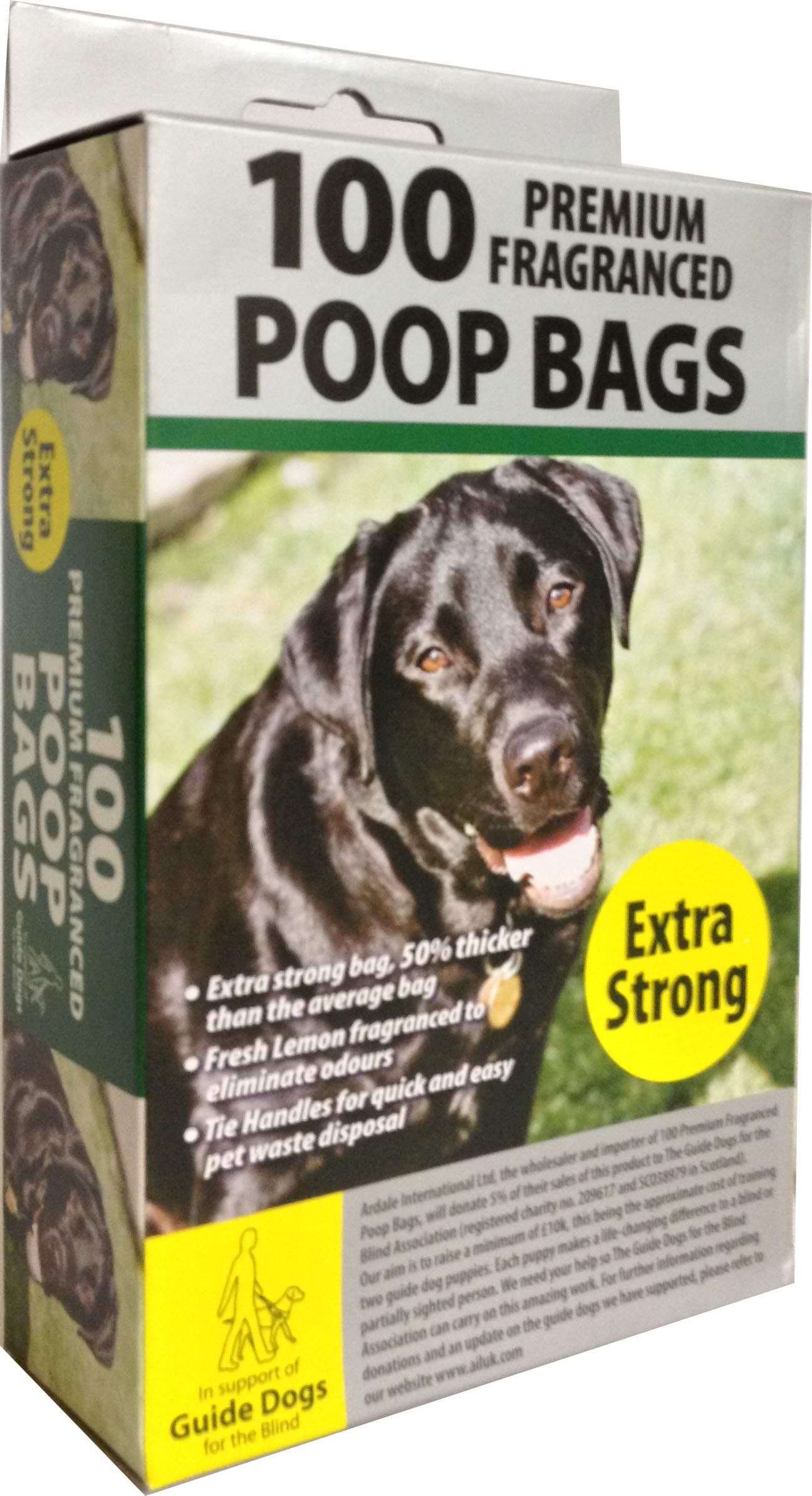 Cheap Dog Poo Bags, EXTRA STRONG, Pack of 100