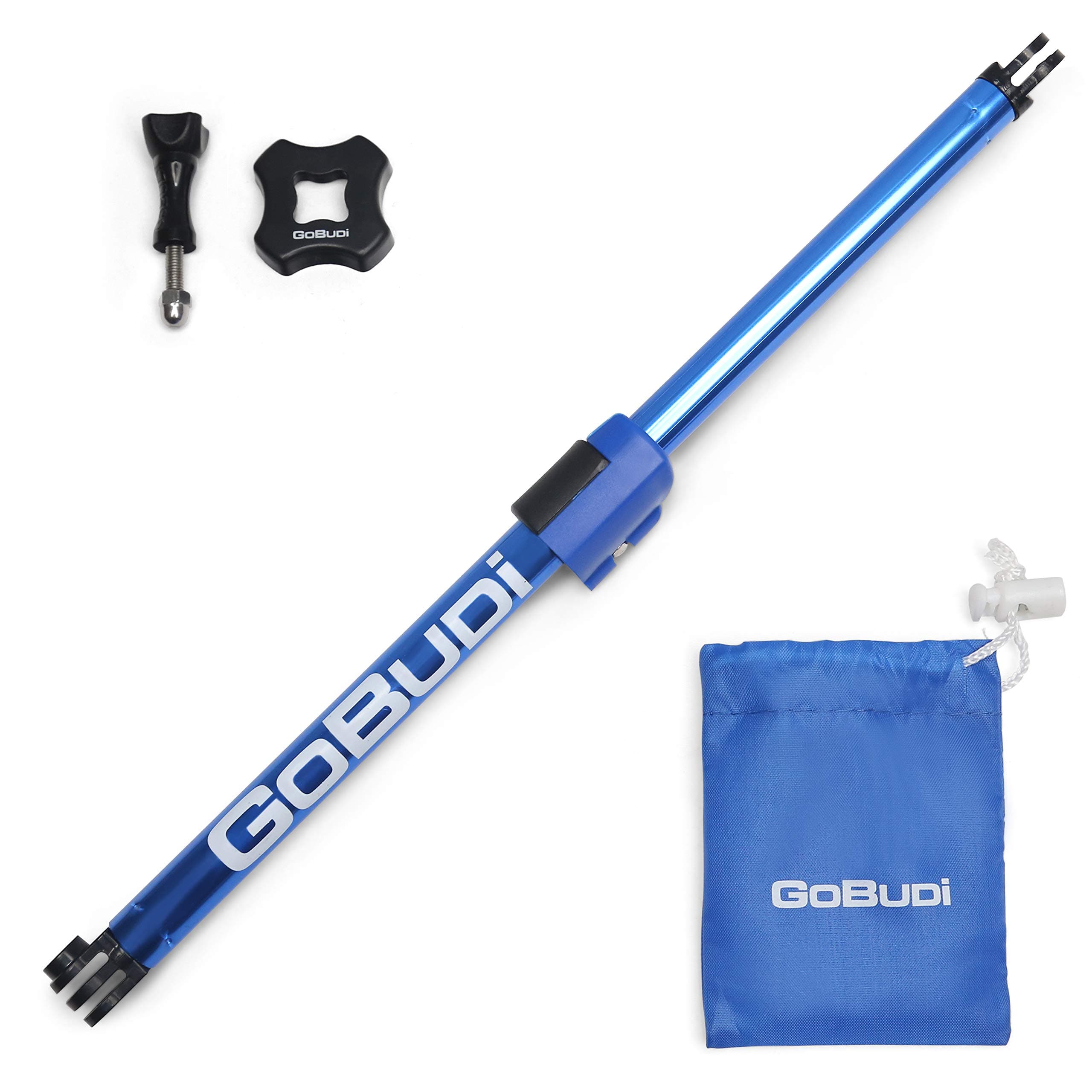 GoBUDi Adjustable Extension Pole Compatible with All GoPro Hero Cameras (1 Adjustable)