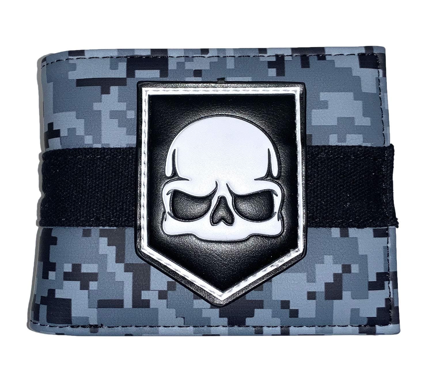 Skull Wallet, MW3 Camo - Faux Leather