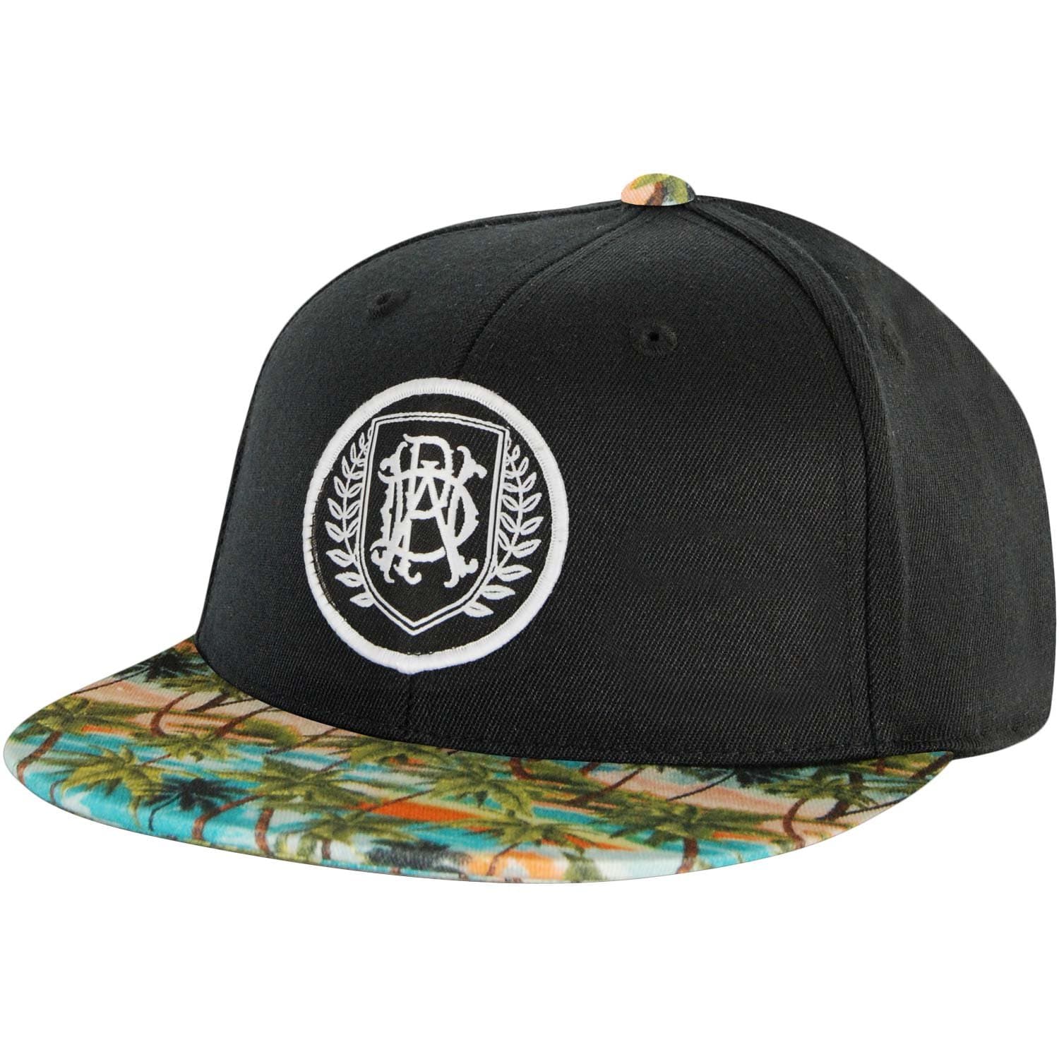 Parkway Drive Men's Ocean Palms Snapback Baseball Cap Black