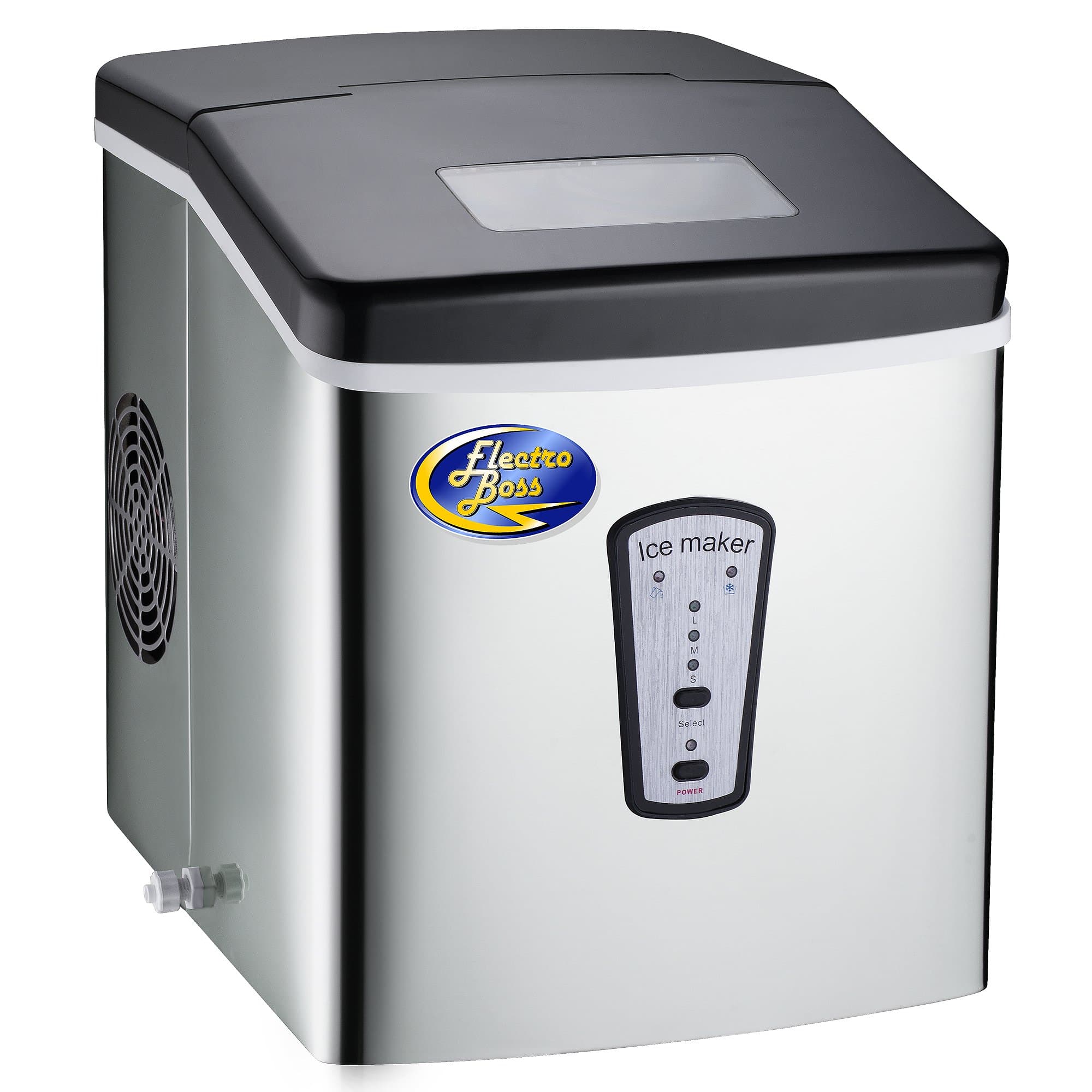 Ice Boss Pro Stainless Steel Portable Ice Maker Machine High Output Ice Maker