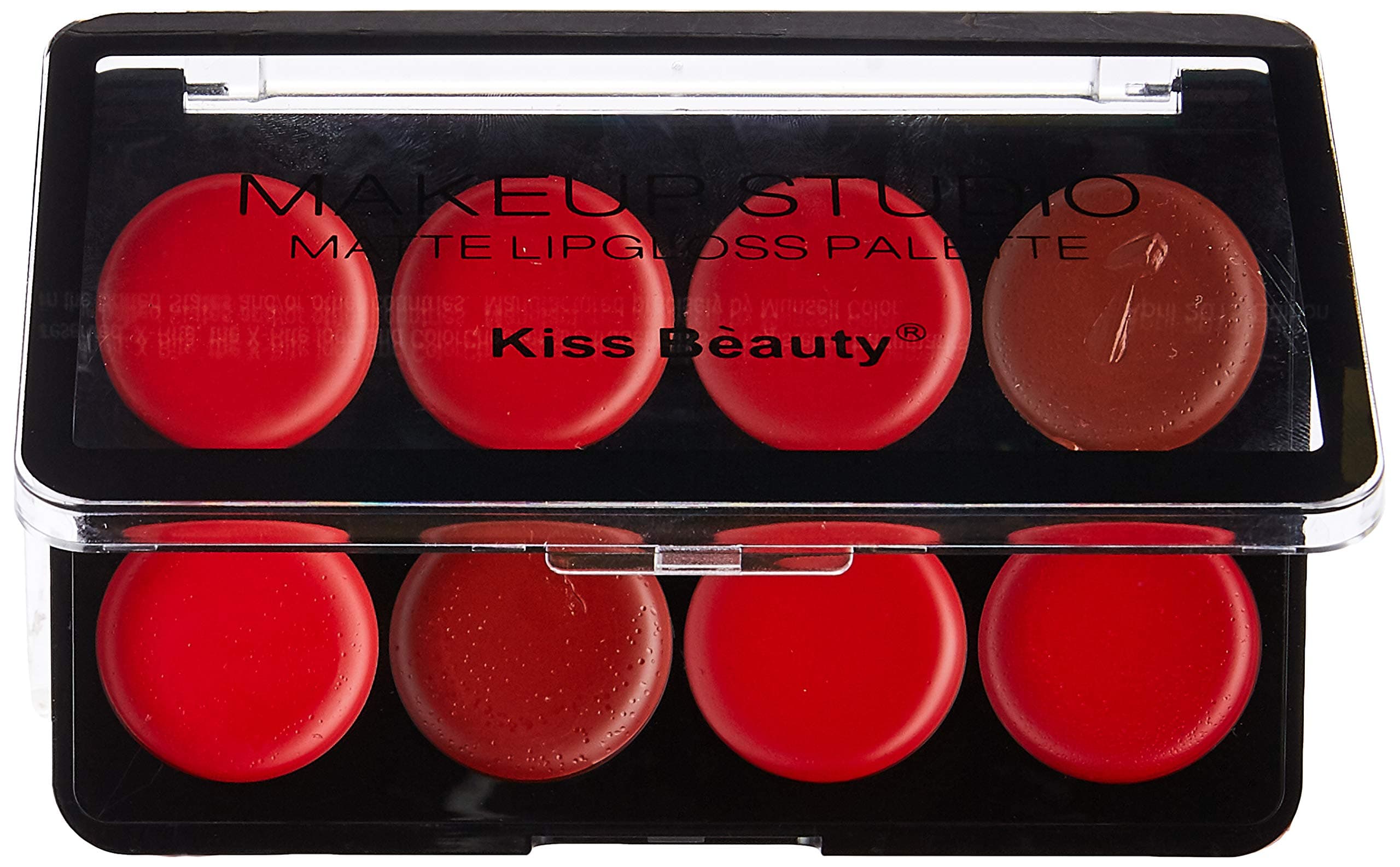 Kiss Beauty 8 Color Bridal Makeup Studio Matte Lip Palette Multicolor
