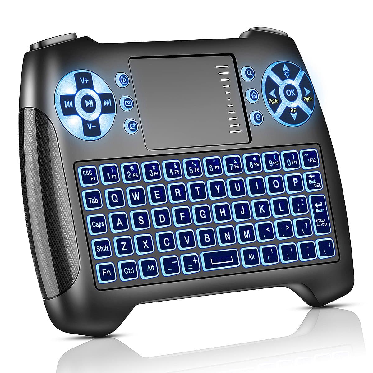 Mini Wireless Touchpad Keyboard With Mouse Backlit For Pc, Pad, Xbox 360, Ps3, Google Android Tv Box, Htpc, Iptv