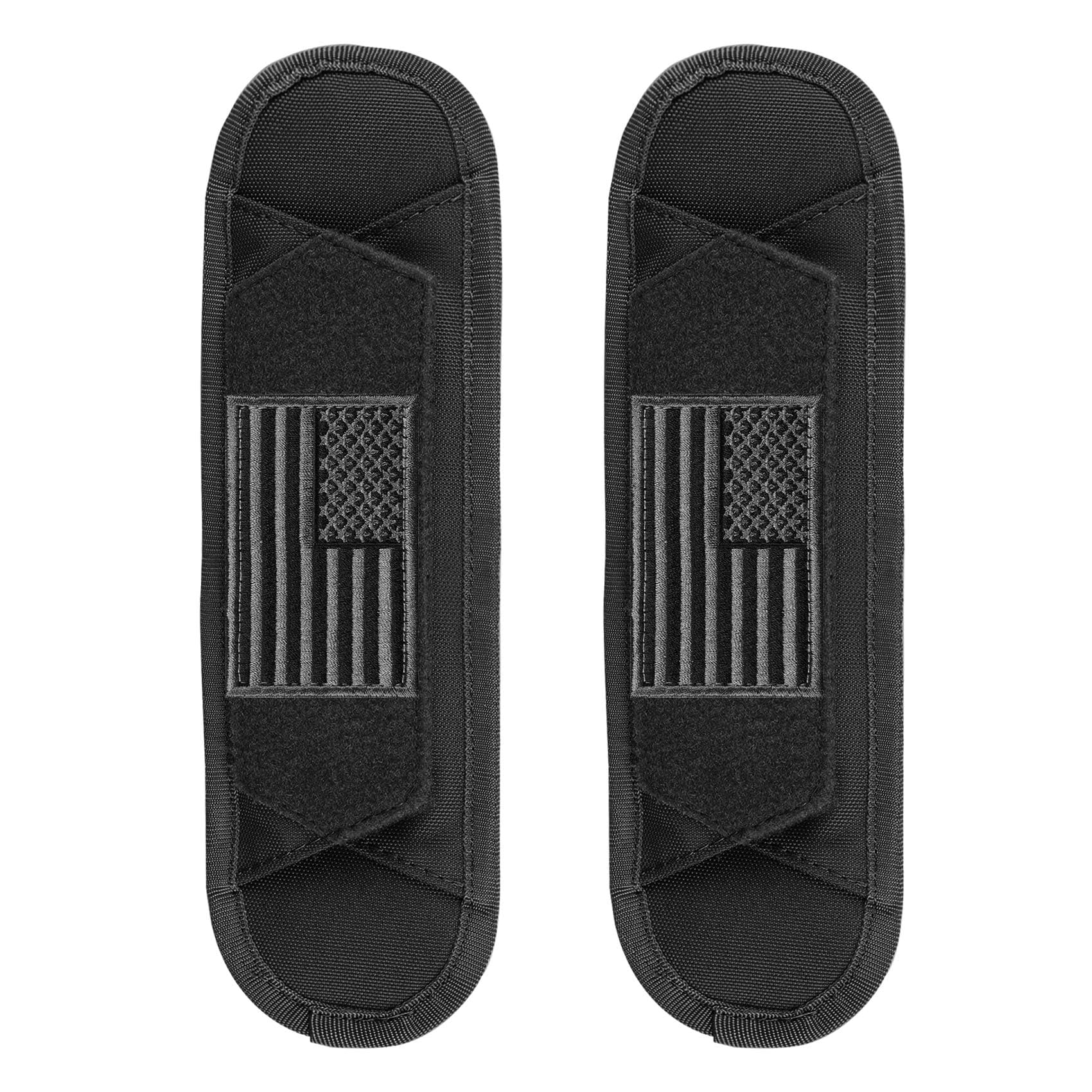 AMYIPOLuggage Duffel Bag Shoulder Pad 52" Universal Replacement Laptop Adjustable Shoulder Strap for Duffel Bag Strap Computer Bags Laptop Case Crossbody Bag Strap Pet Carrier (Black (2-Pack))