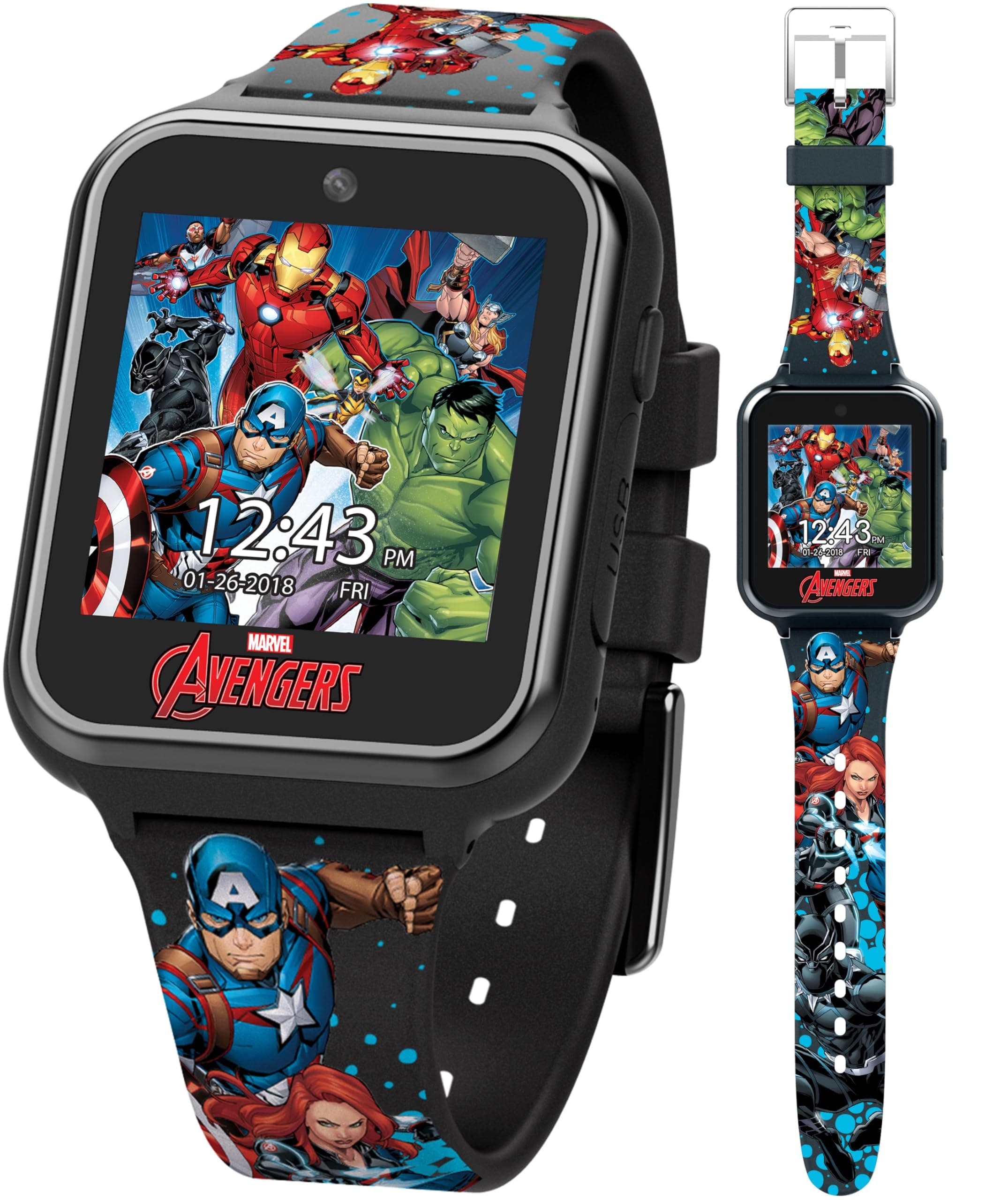 Marvel Avenger Touchscreen Interactive Smart Watch (Model: AVG4597AZ)