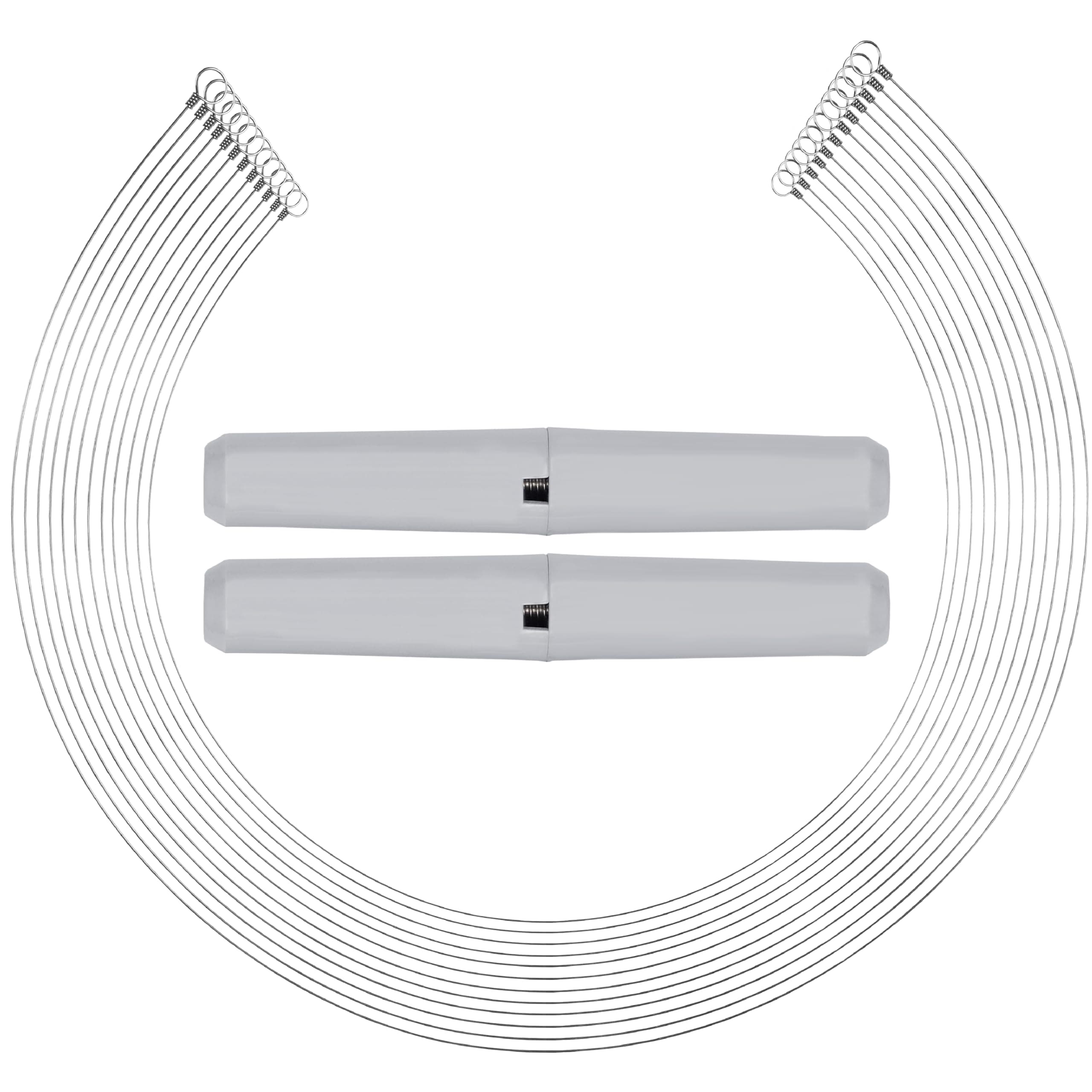 ANDUSTRIAL Stainless Steel Cheese Cutting Replacement Wires For Soft and Hard Cheese - Easy to Use and Clean - 12 Wires 36" + 1 Pair Egronomic Plastic Handle