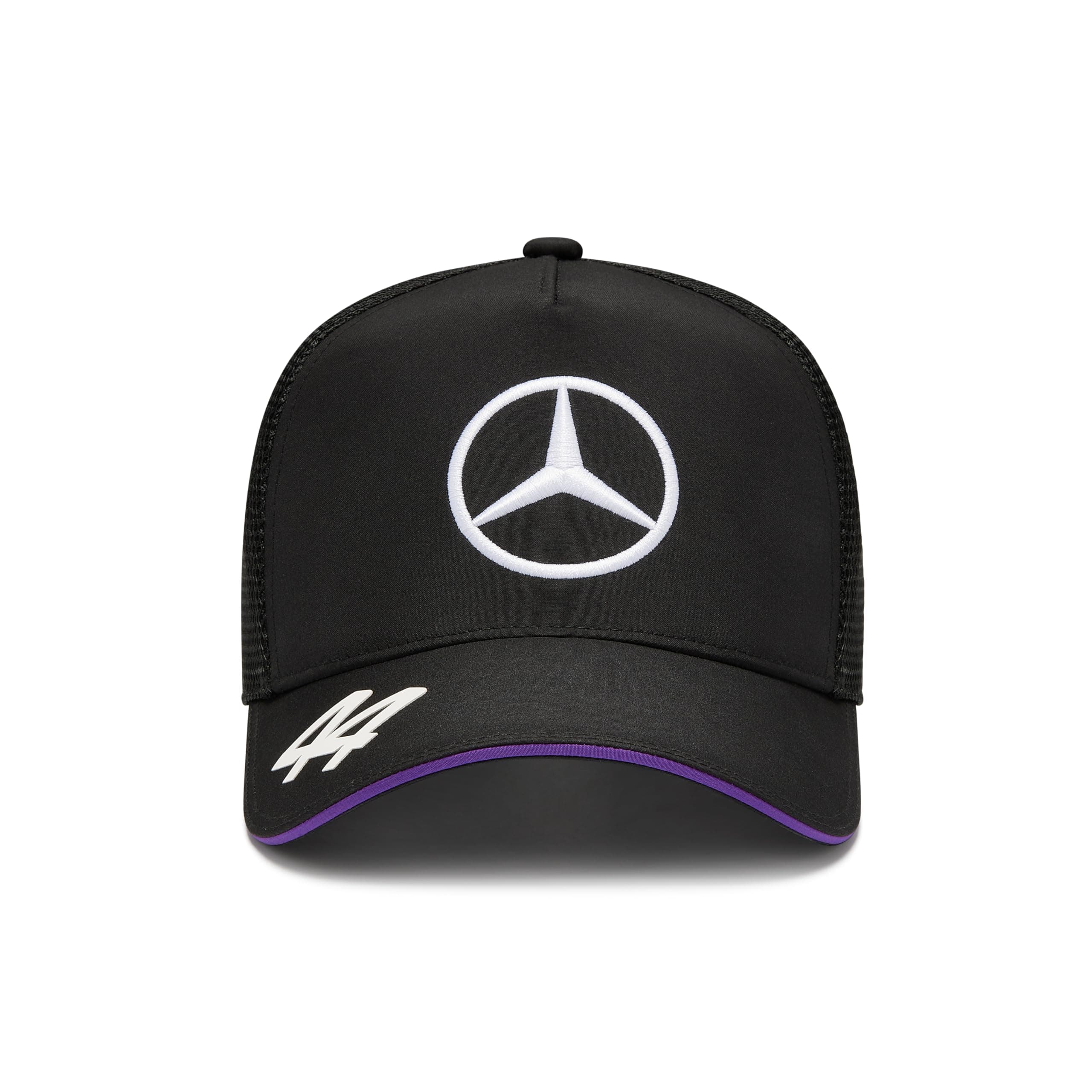 F1 2024 Lewis Hamilton Driver Trucker Hat - Black - One Size Fits Most