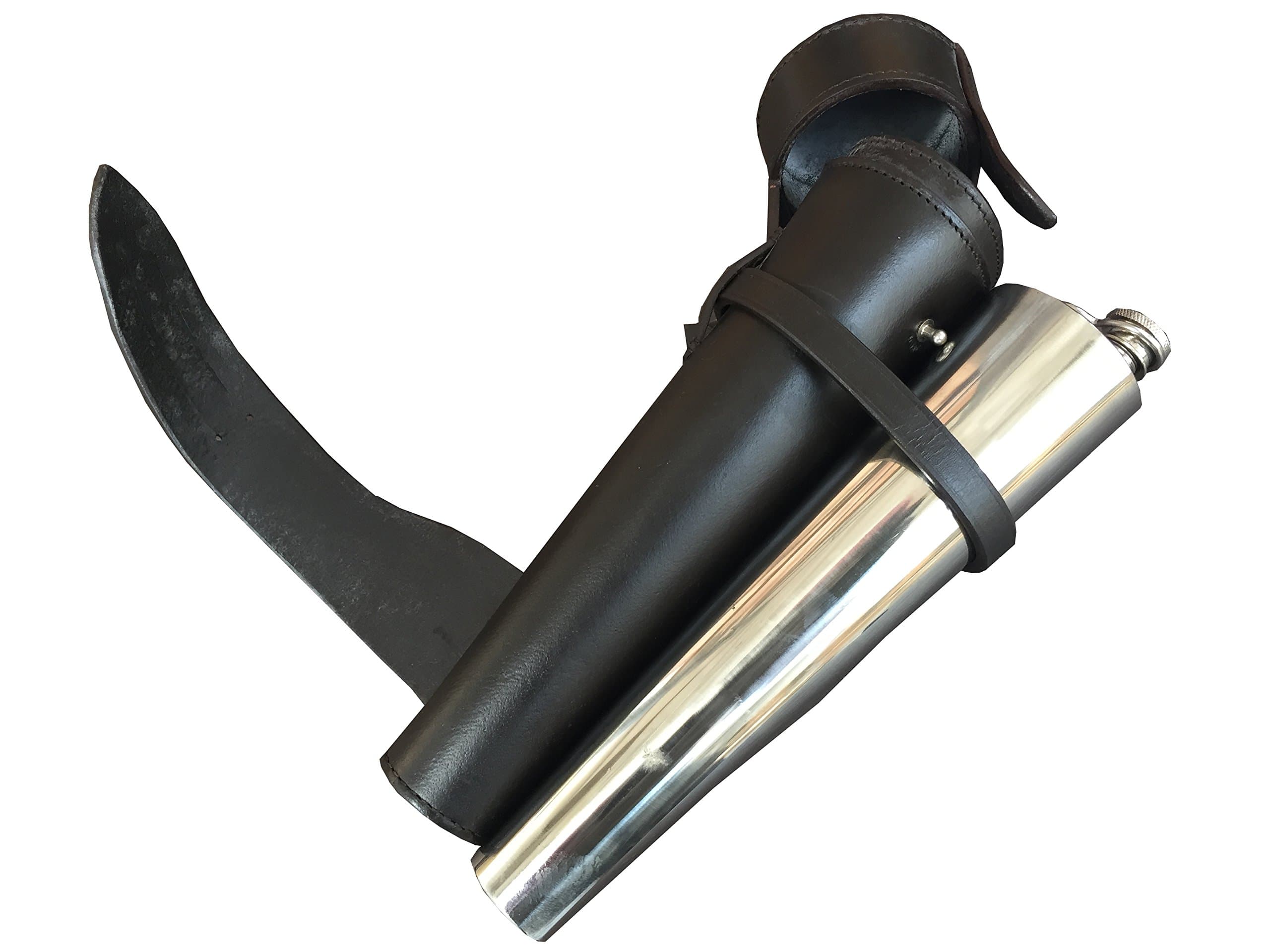 John Shooter England Horse Riding Saddle Flask & Bridal Brown Leather Case