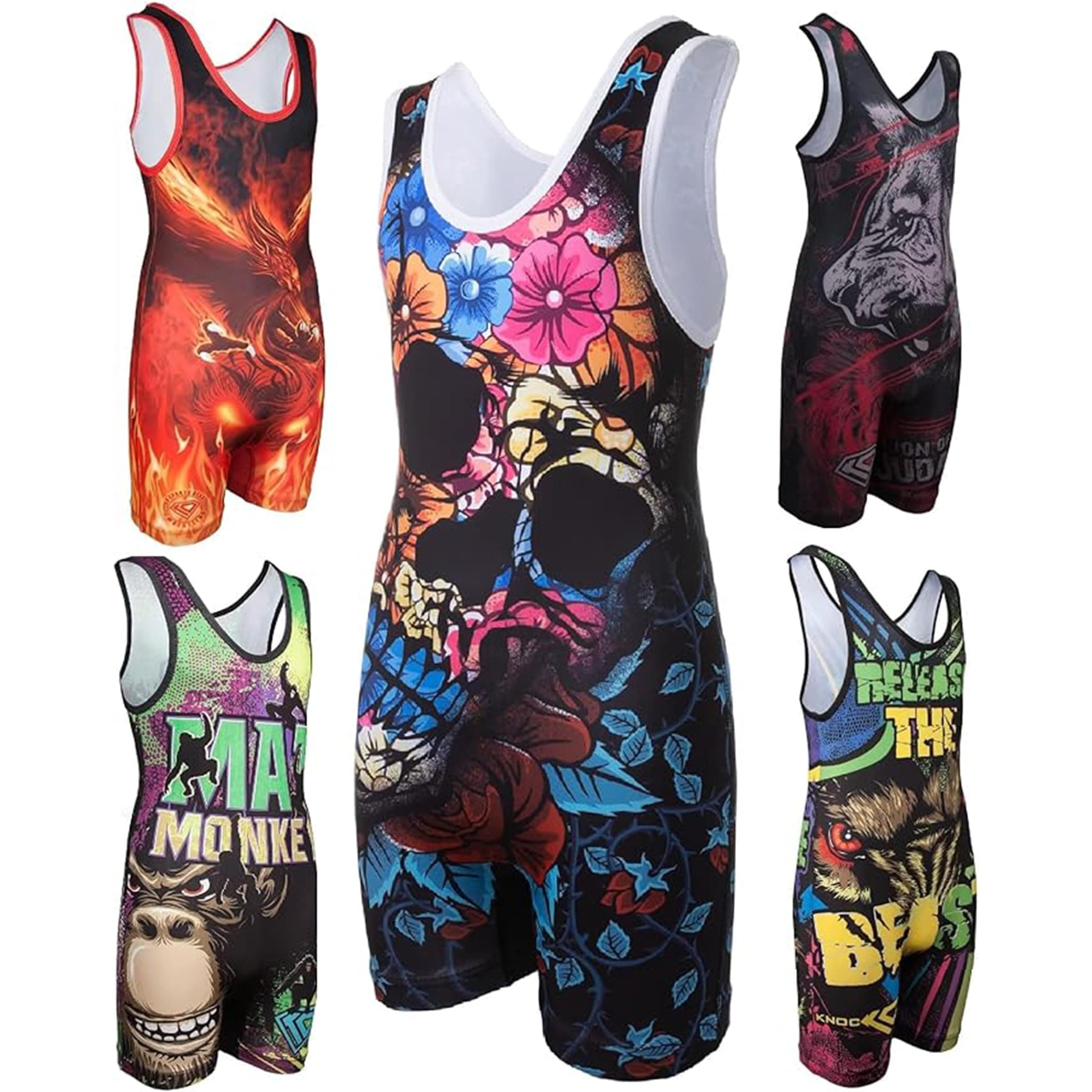 boys Ko Sports Gear Wrestling Singlet singlet