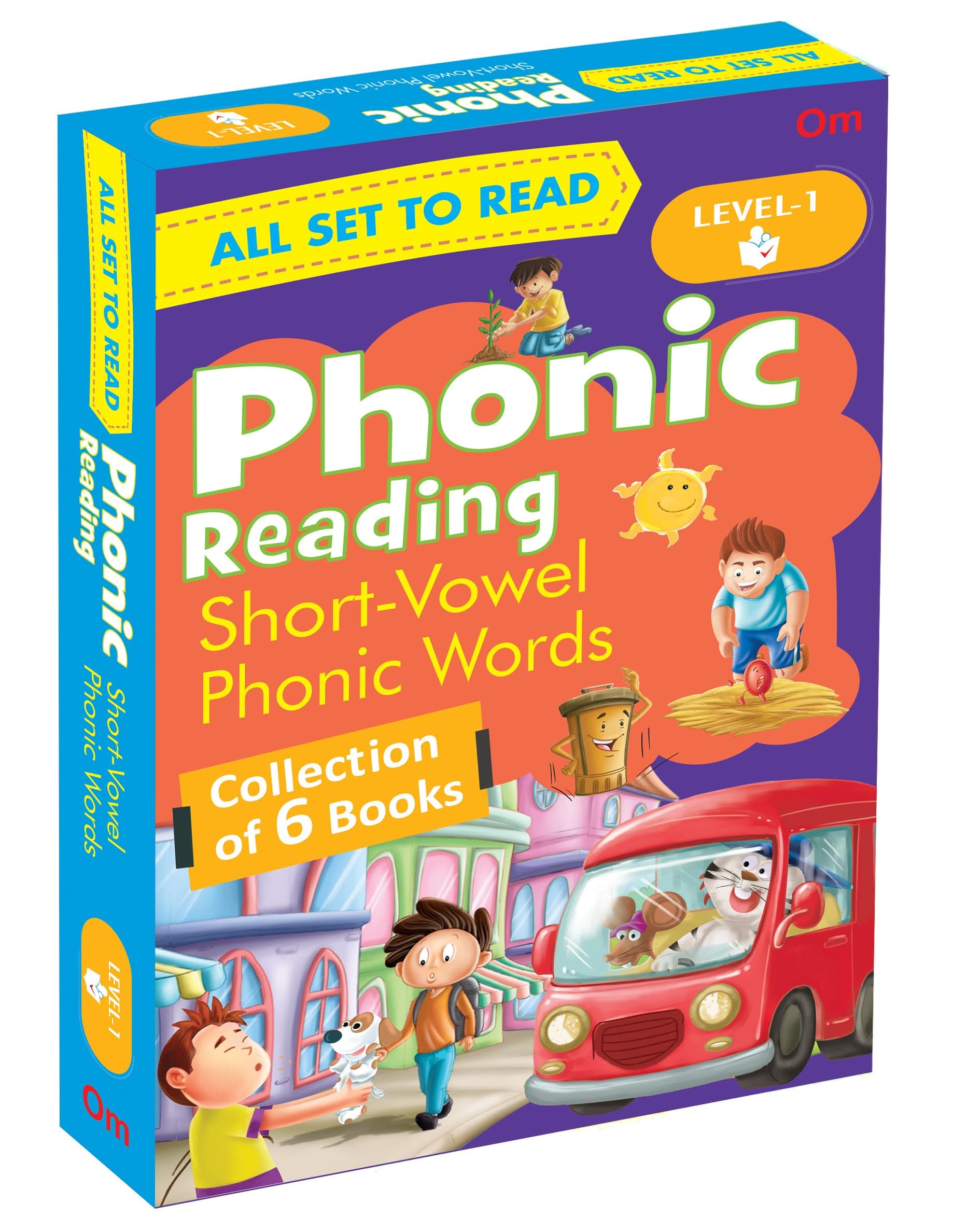 All Set to Read: A Phonic Reader – Children's Book on Reading | My First Phonic Reader | Vocabulary and Phonics | Learn to Read with Phonics | Reading Skill | Easy Phonics Interesting Stories | Best Book Phonics for Kids & Preschoolers