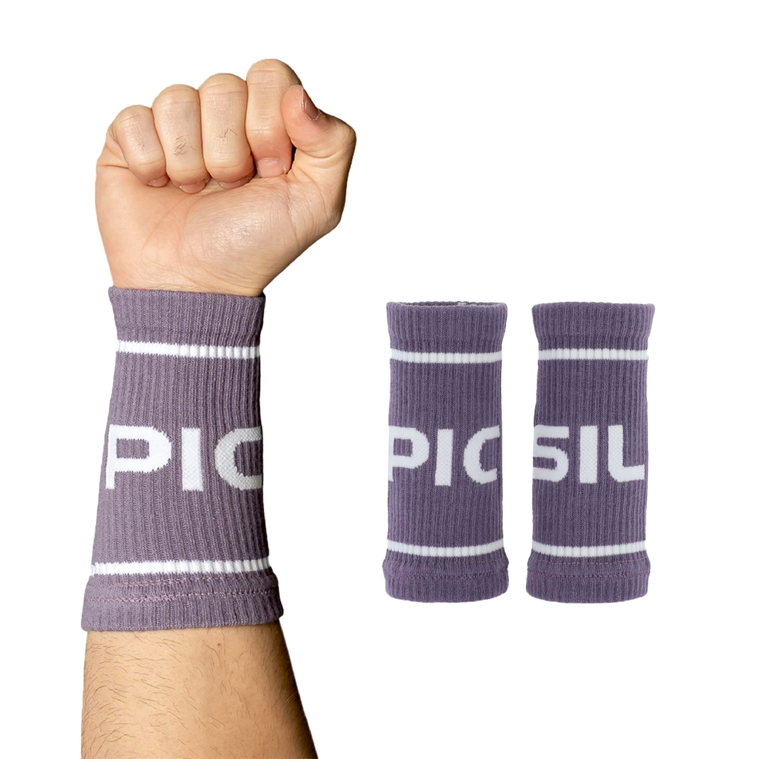 PICSIL Cotton Sports Wristbands - Absorbent, Breathable and Comfortable - For Gym, Running, Tennis and More - Unisex