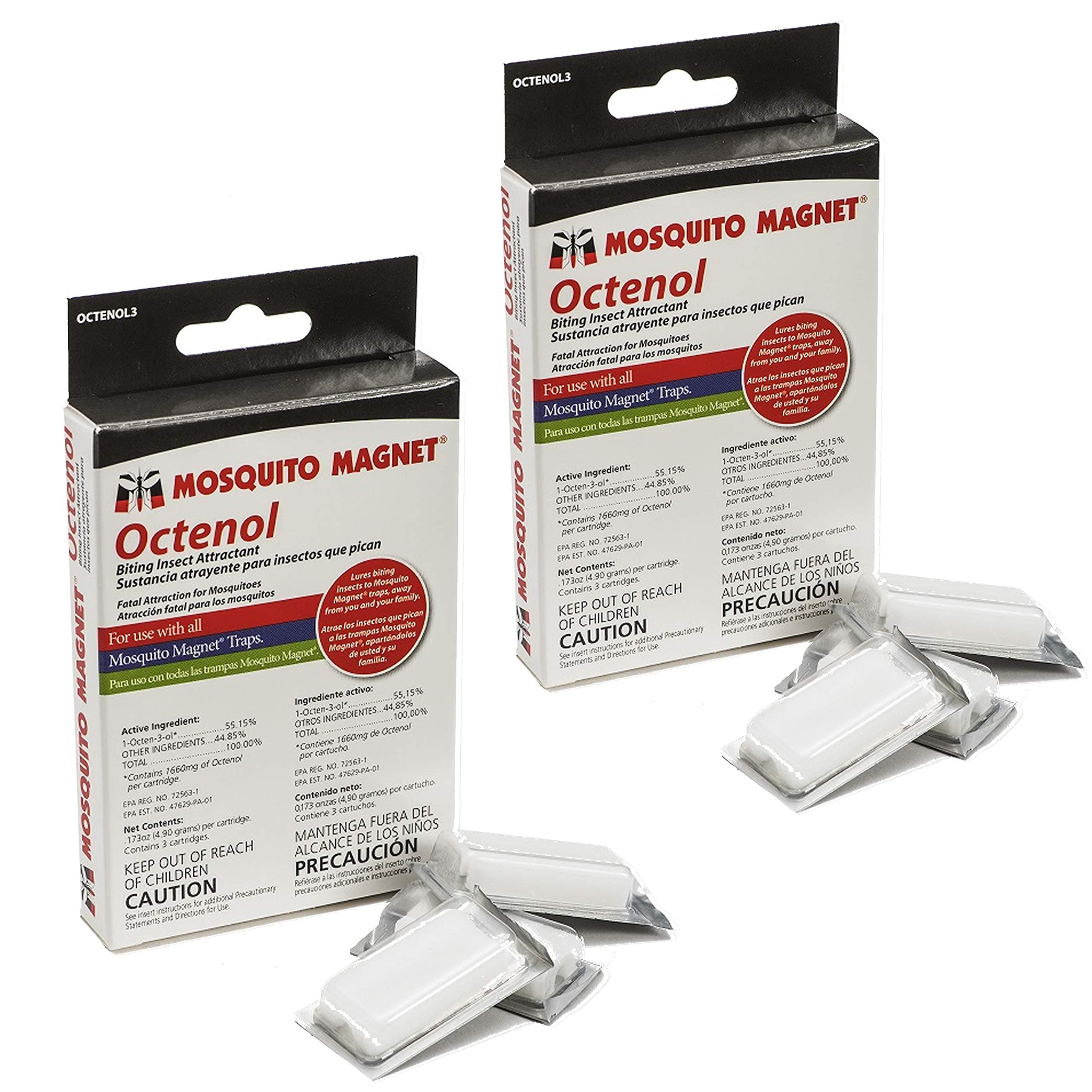 OctenolSR Twin 3-pack Mosquito Trap Attractant - 6 Total Attactants