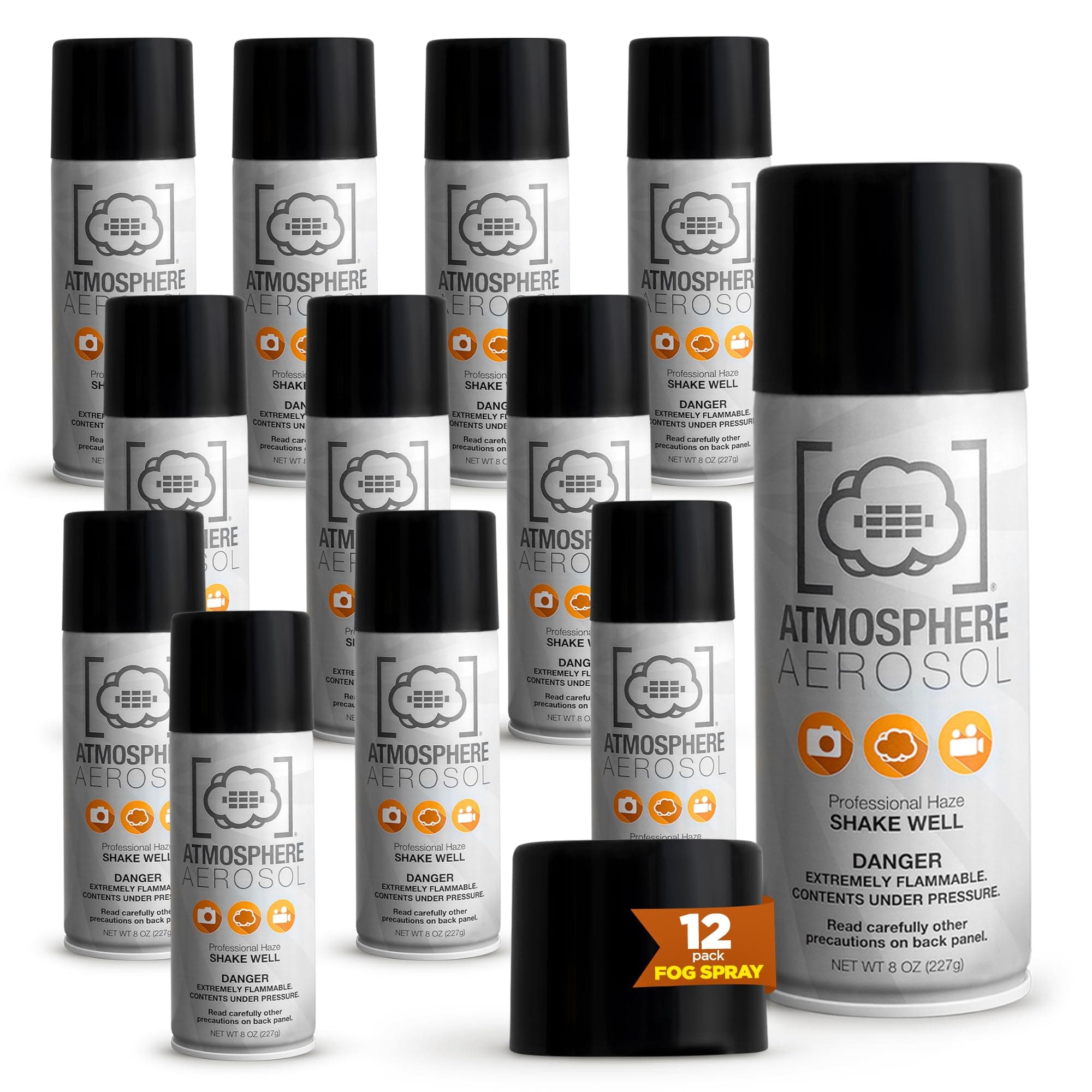 Atmosphere Aerosol - 12 Pack - Haze for Photographers & Filmmakers