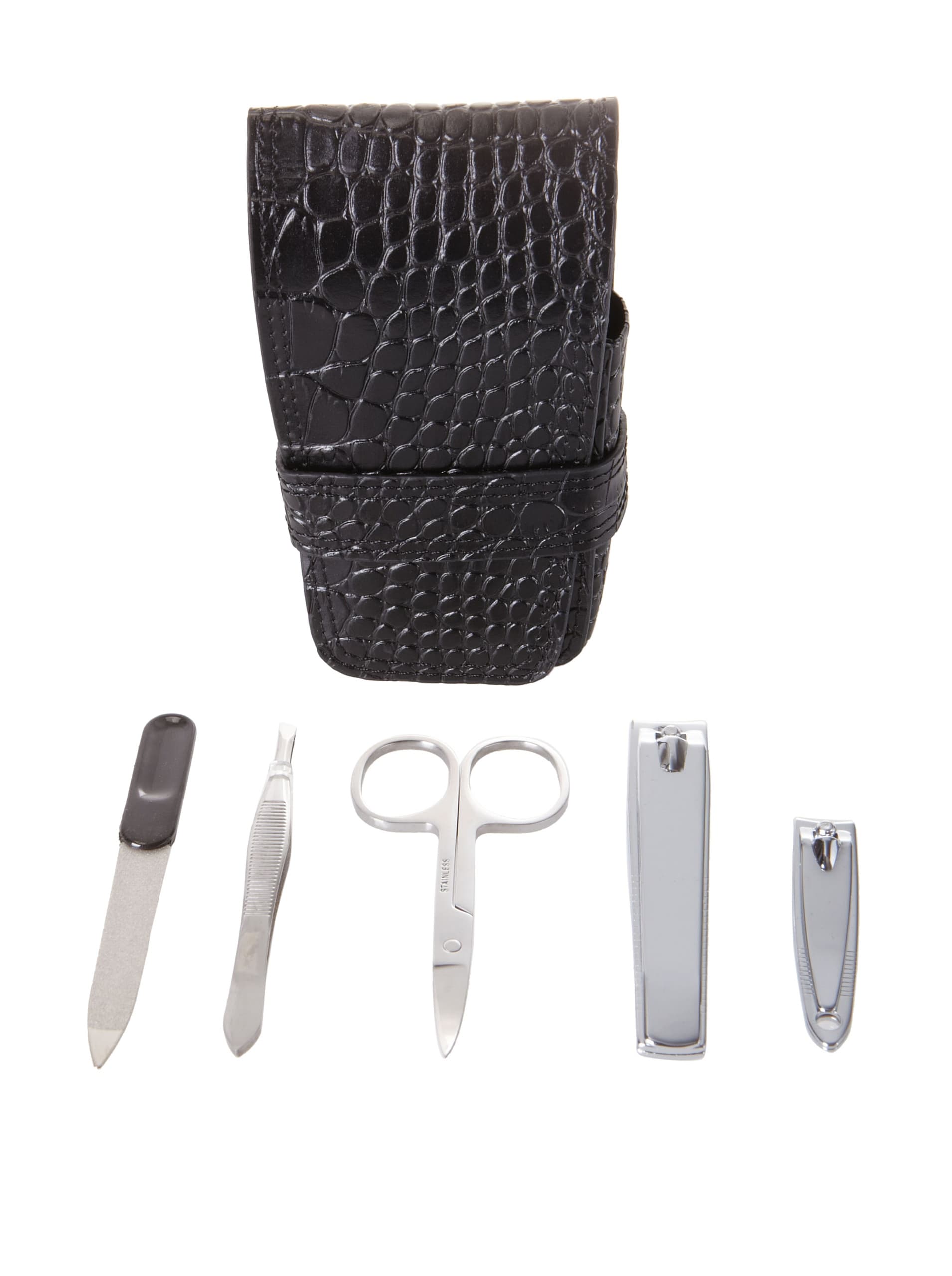 Morelle & Co. Flap Manicure Set, Black
