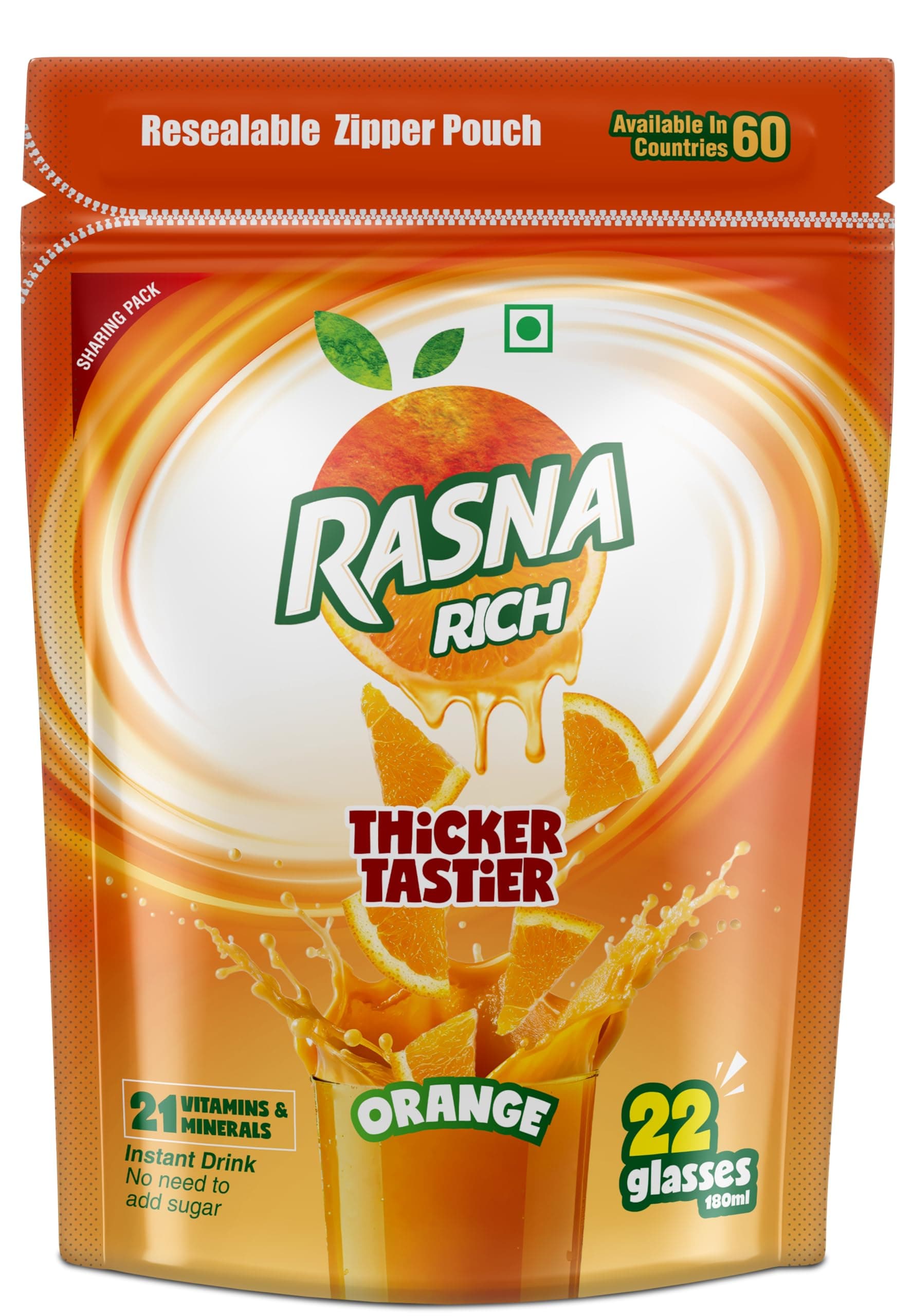 Fruitplus Instant Orange Drink Concentrate Mix -500g