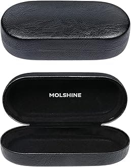 Hard Shell Sunglasses Case, Classic Large Glasses Case for Women Men, Sunglass Eyeglasses