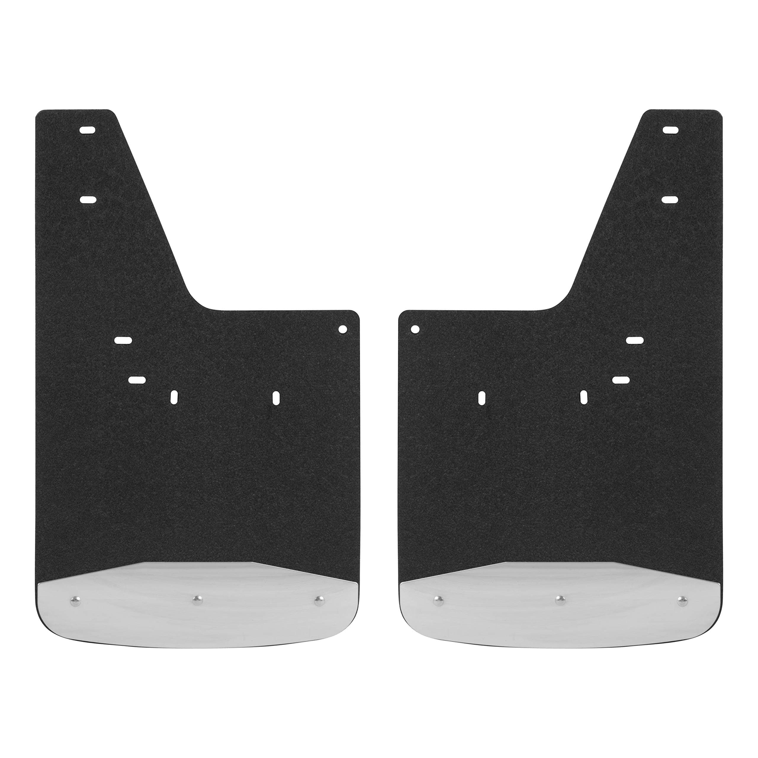 LUVERNE 250930 Front 12-Inch x 20-Inch Textured Rubber Mud Guards, Select Dodge, Ram 1500, 2500, 3500 , Black