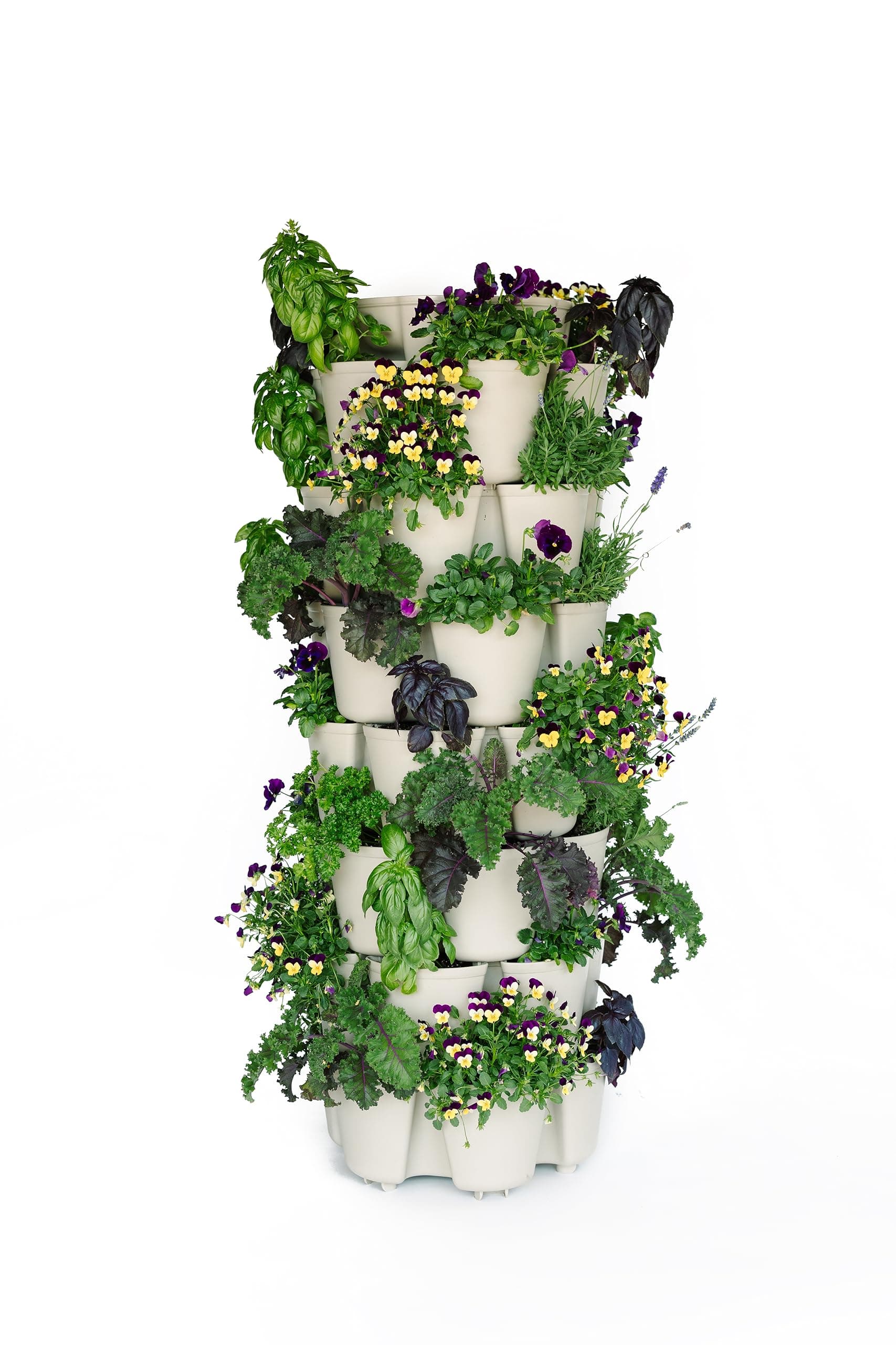 Greenstalk7 Tier Leaf Planter (Stunning Stone)