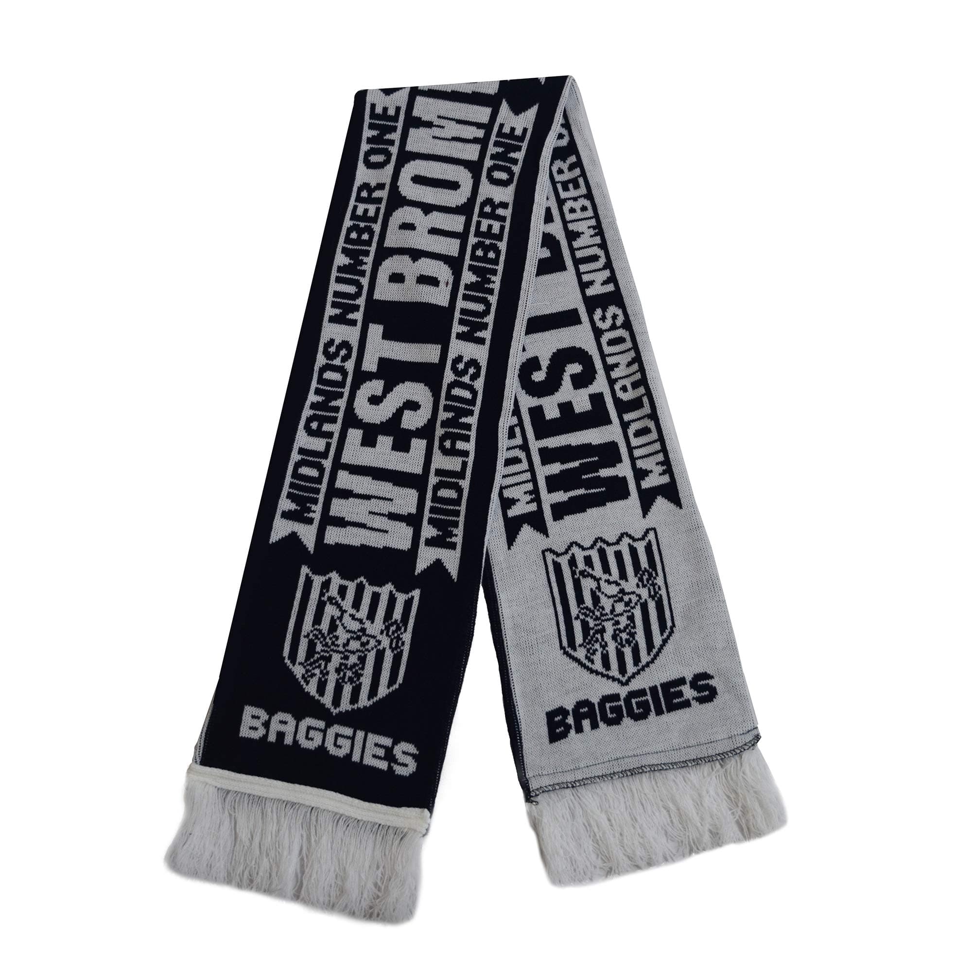 West Bromwich Albion - Authentic Fan Scarf | Ships from USA Grey White