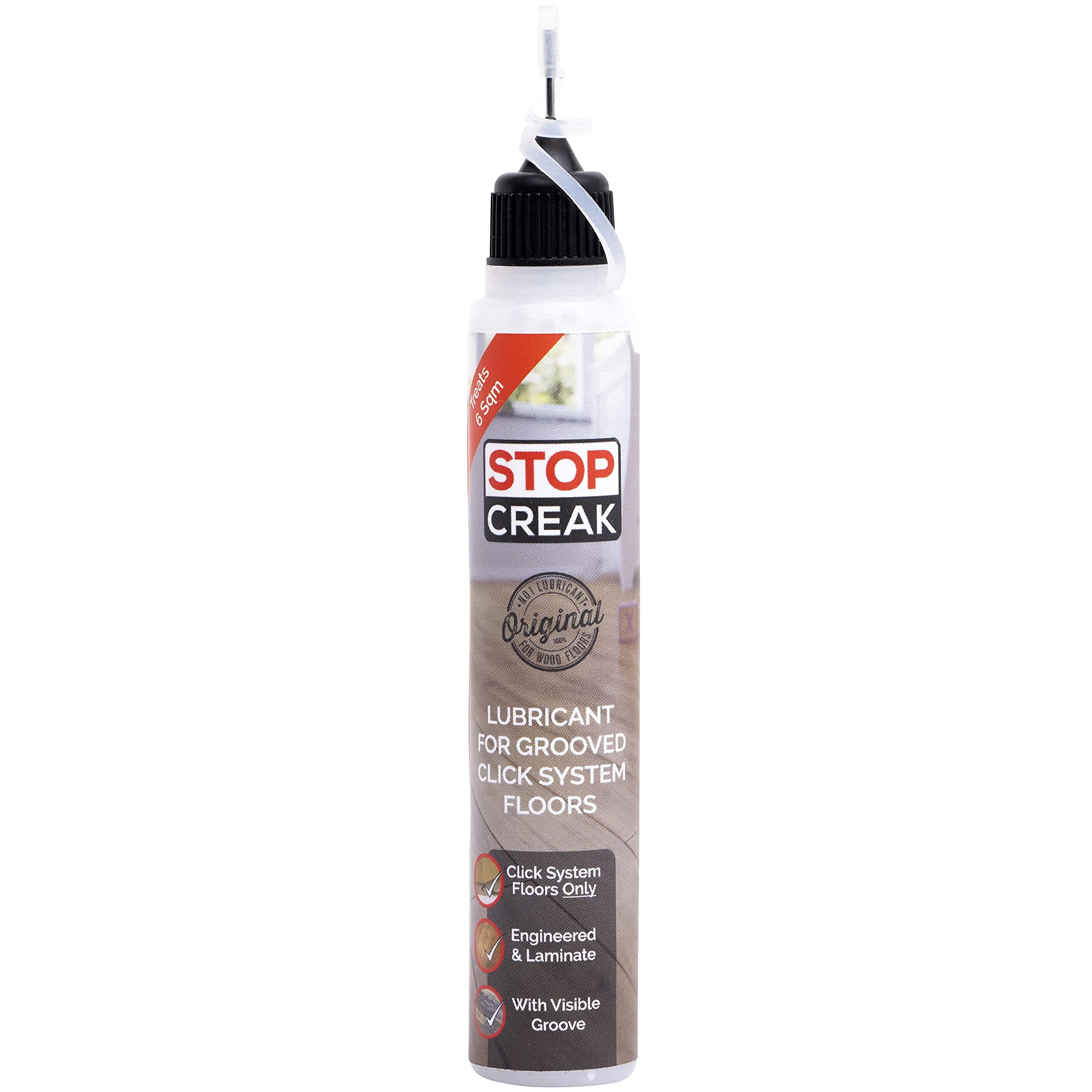 Stop Creak Lubricant for Squeaky Click System Wood and Laminate Floors 30ml. This is NOT A Guaranteed FIX So Read Product Description Carefuily