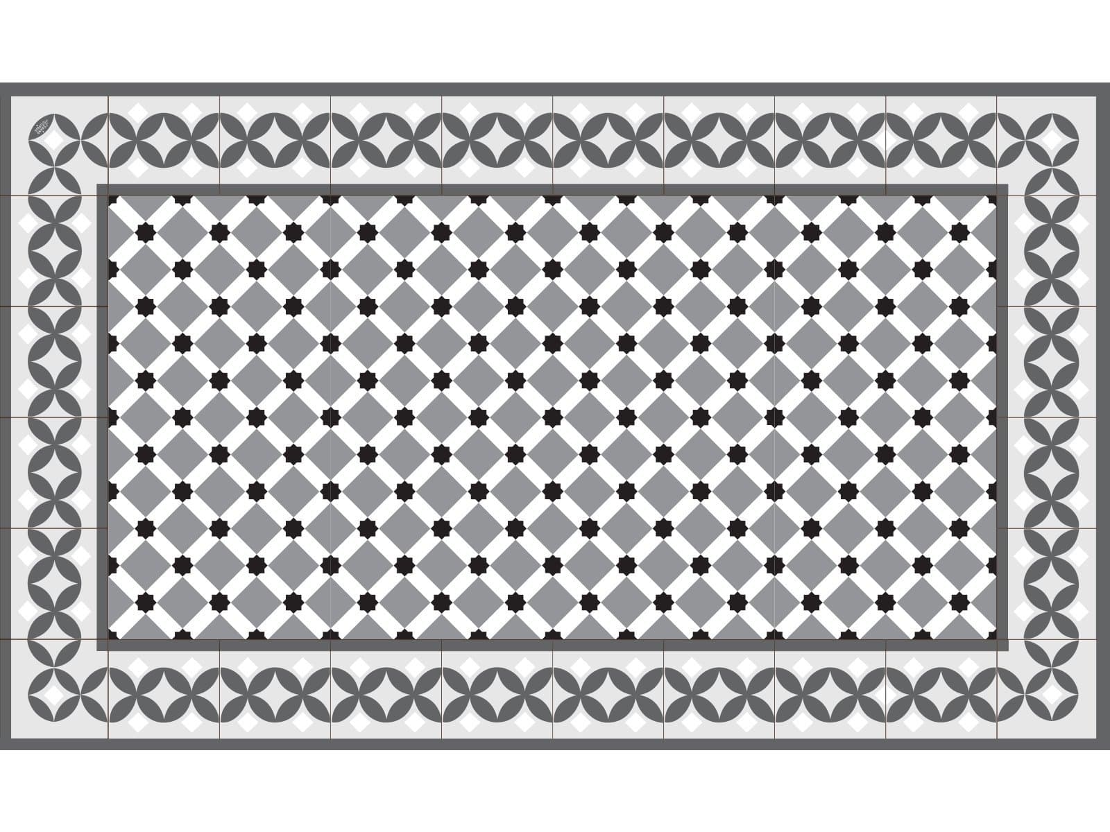 Le Grand Cirque The Big Circus tapilino-cord-gris-65180 Vinyl Mat 65 x 180 cm Multi-Coloured